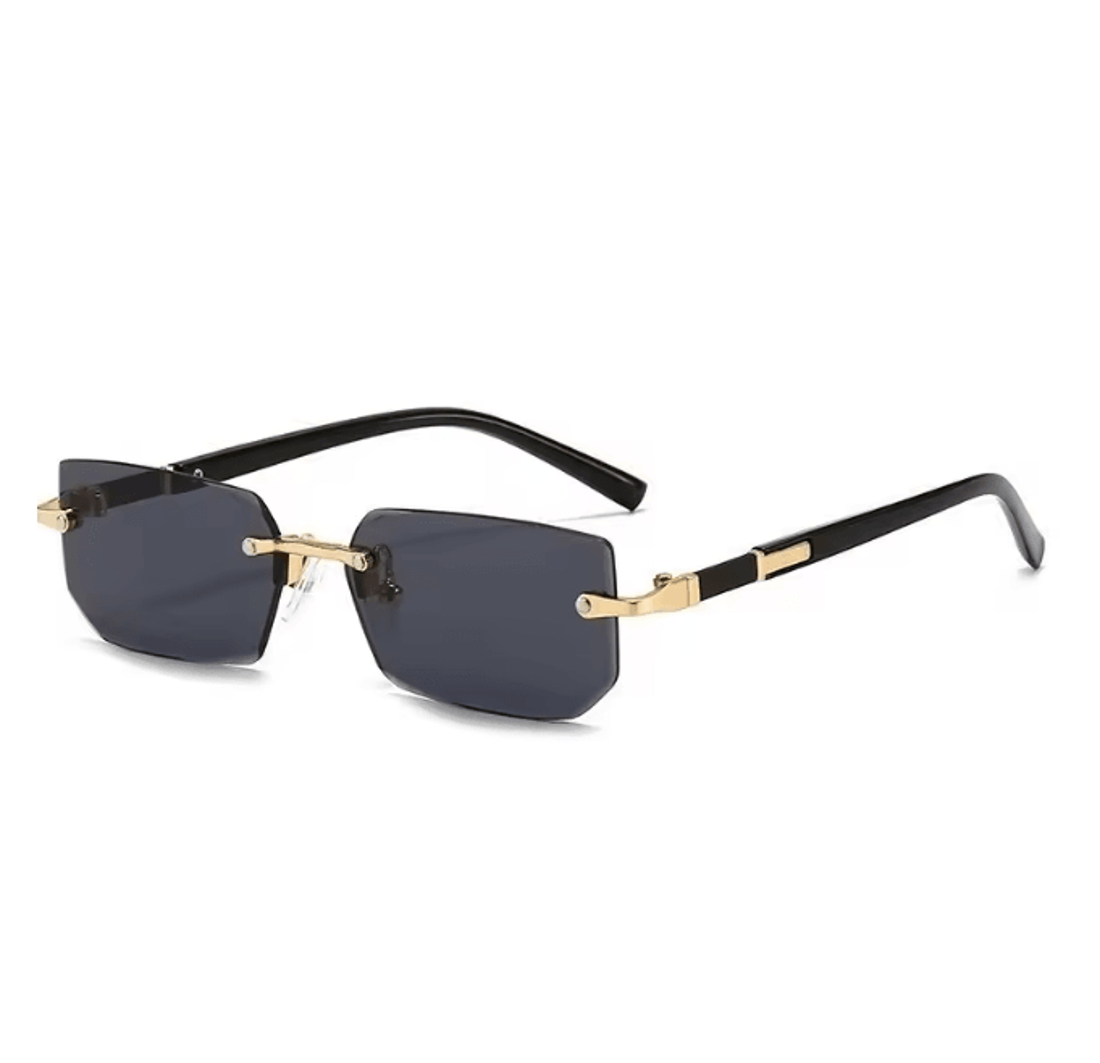 retrocut rimless sunglasses