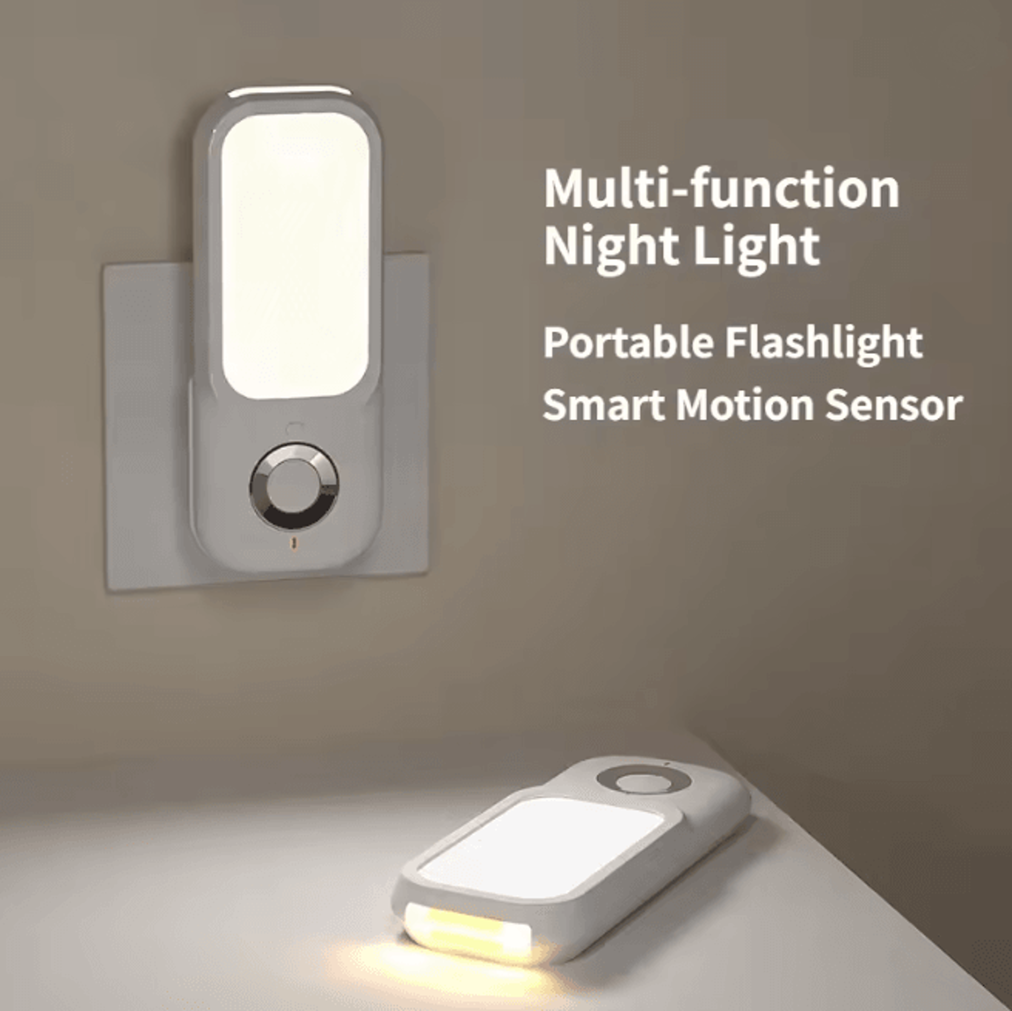 motion sensor rechargeable night light