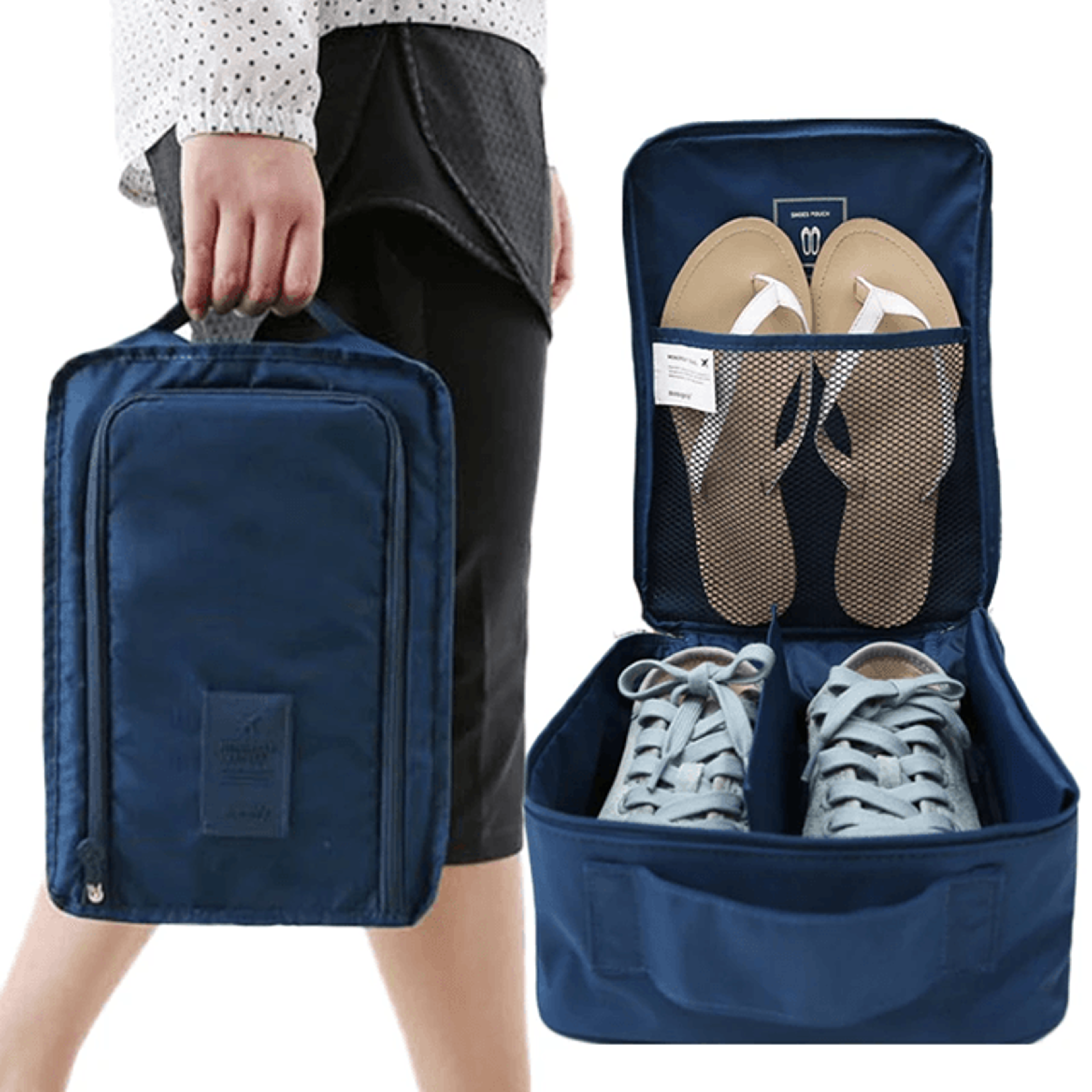 portable waterproof travel shoe bag