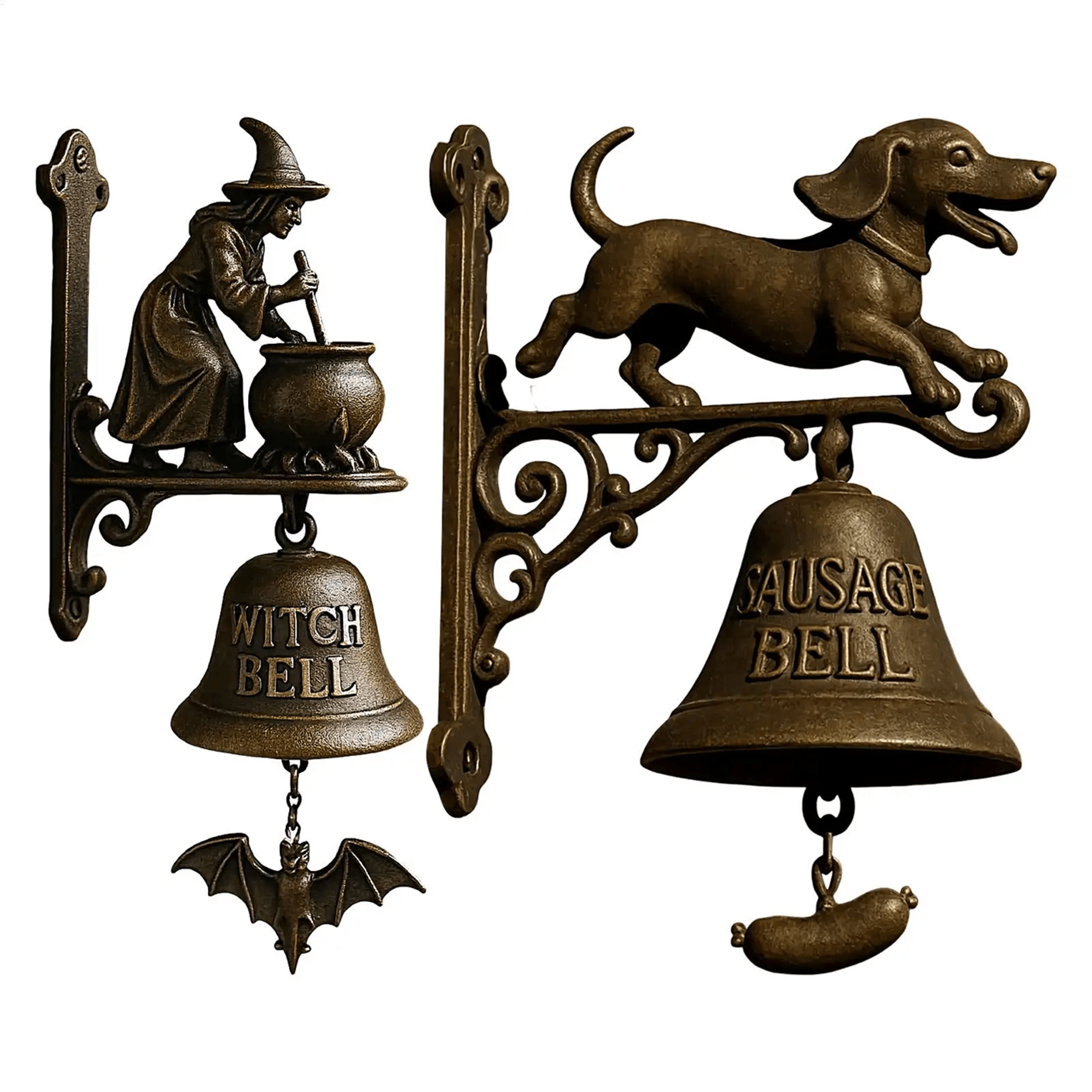 dachshund welcome doorbell decorative hanging bell