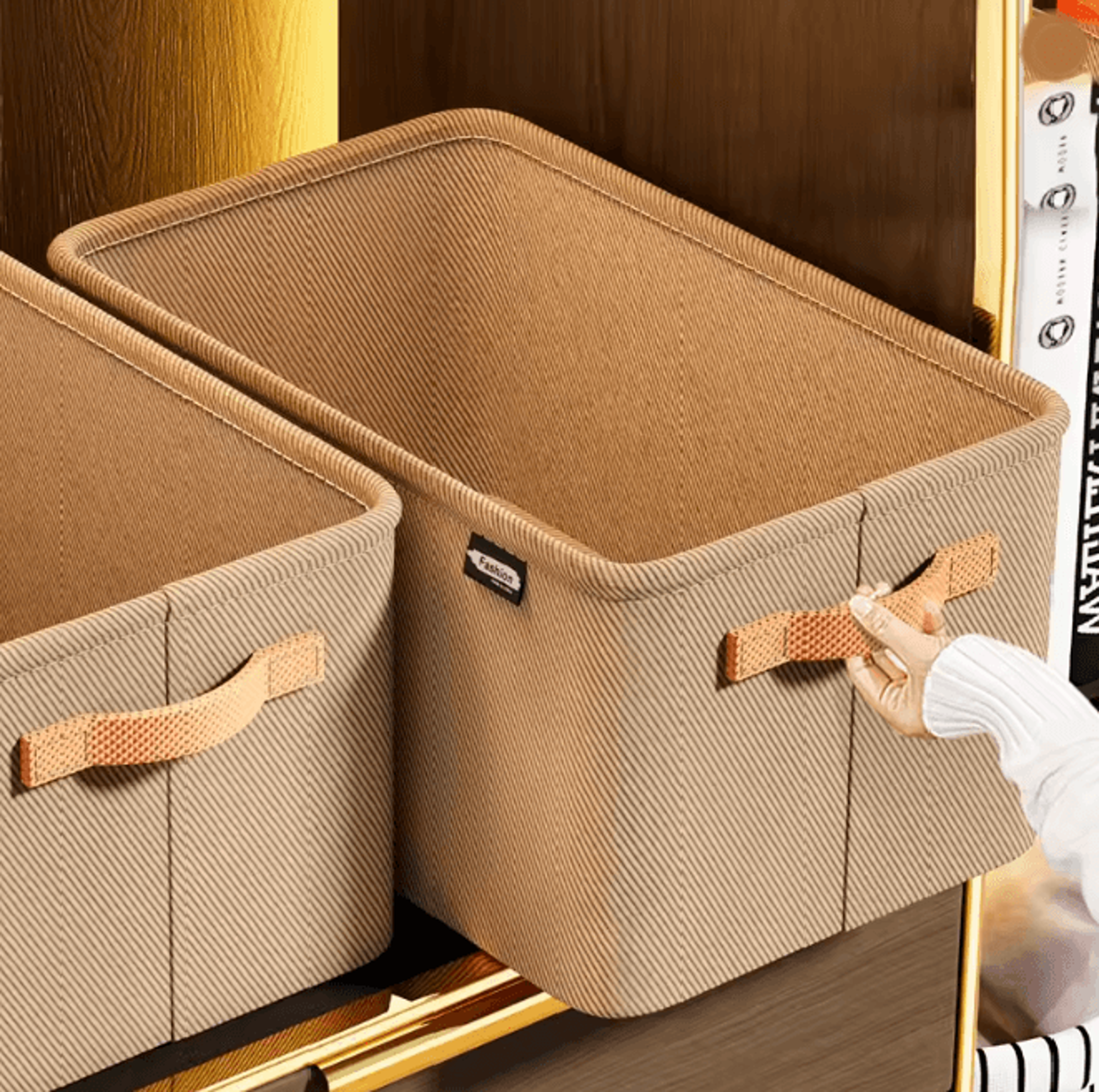 thick clothes organizer box for pants sweaters and wardrobe storage