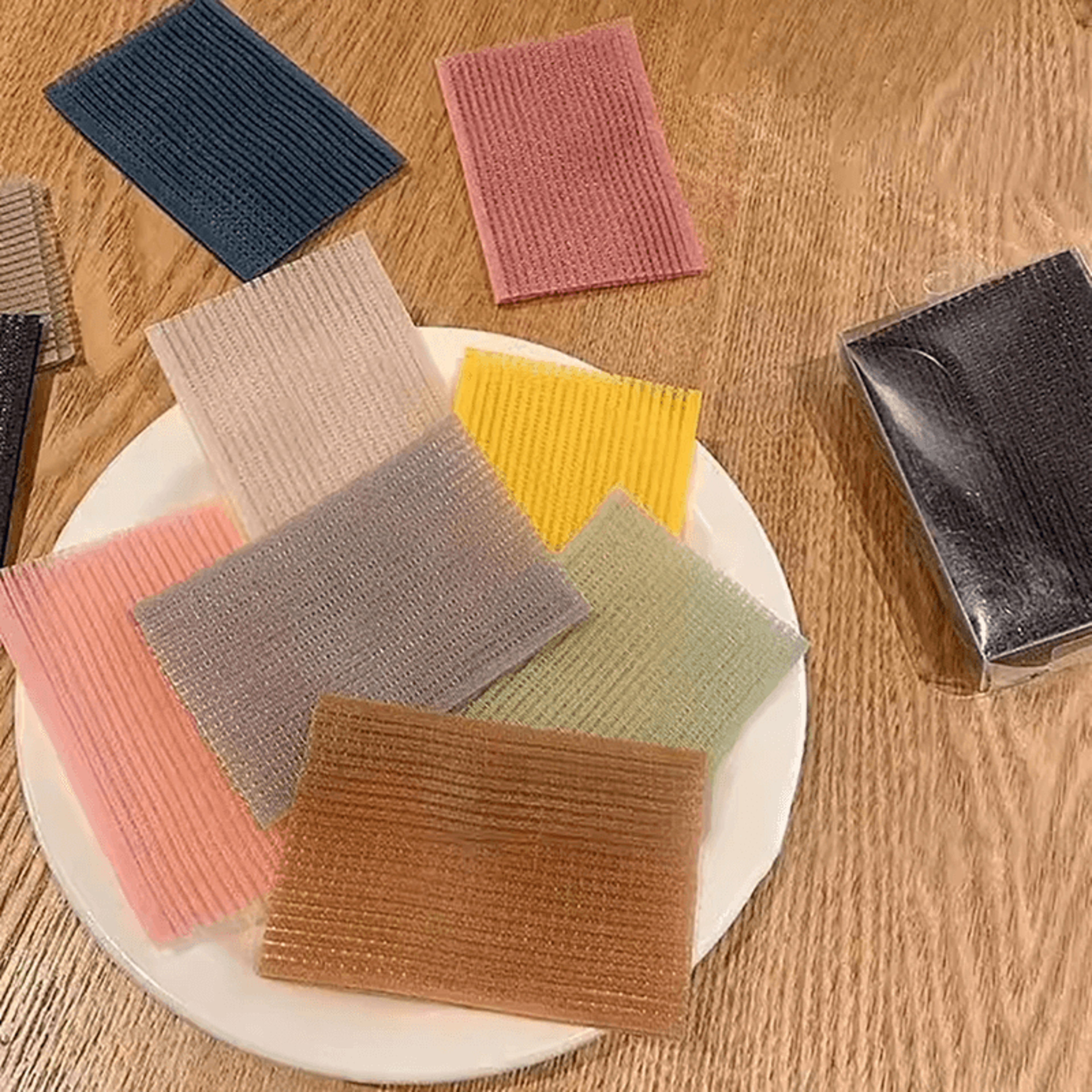 bangs hair sticker pads for quick styling and makeup prep