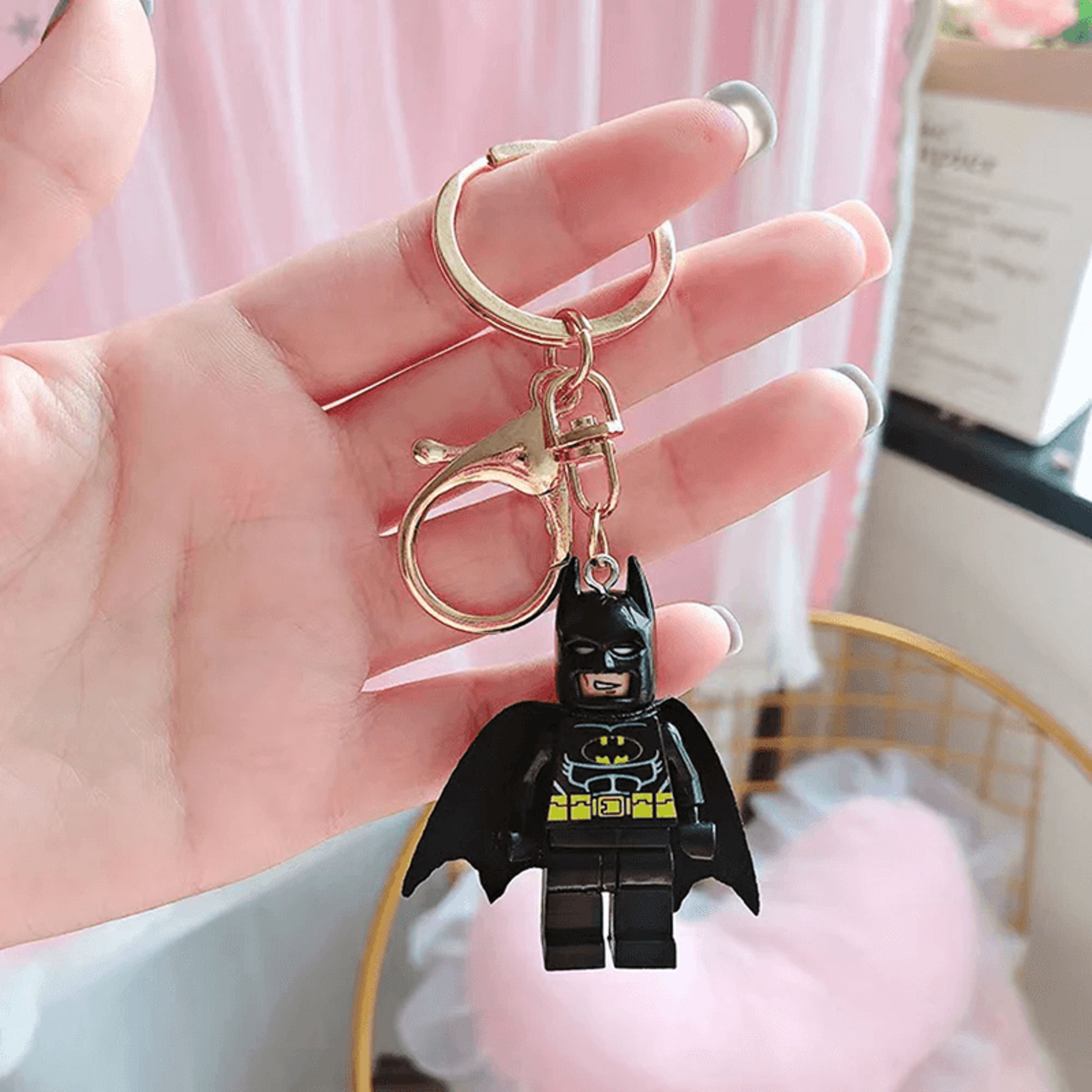 cute anime mini figure keychain for bags and backpacks