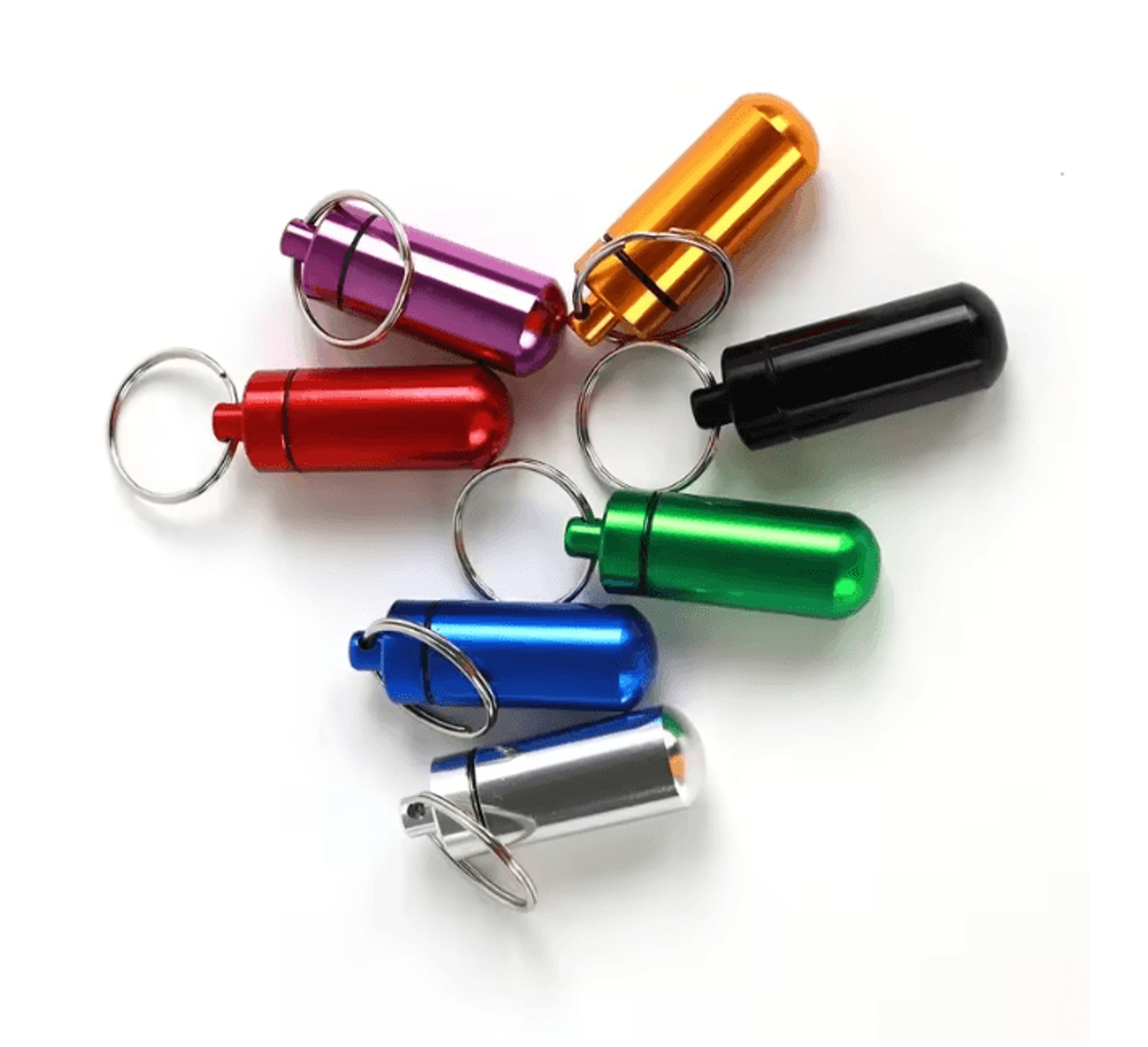 mini waterproof aluminum pill box