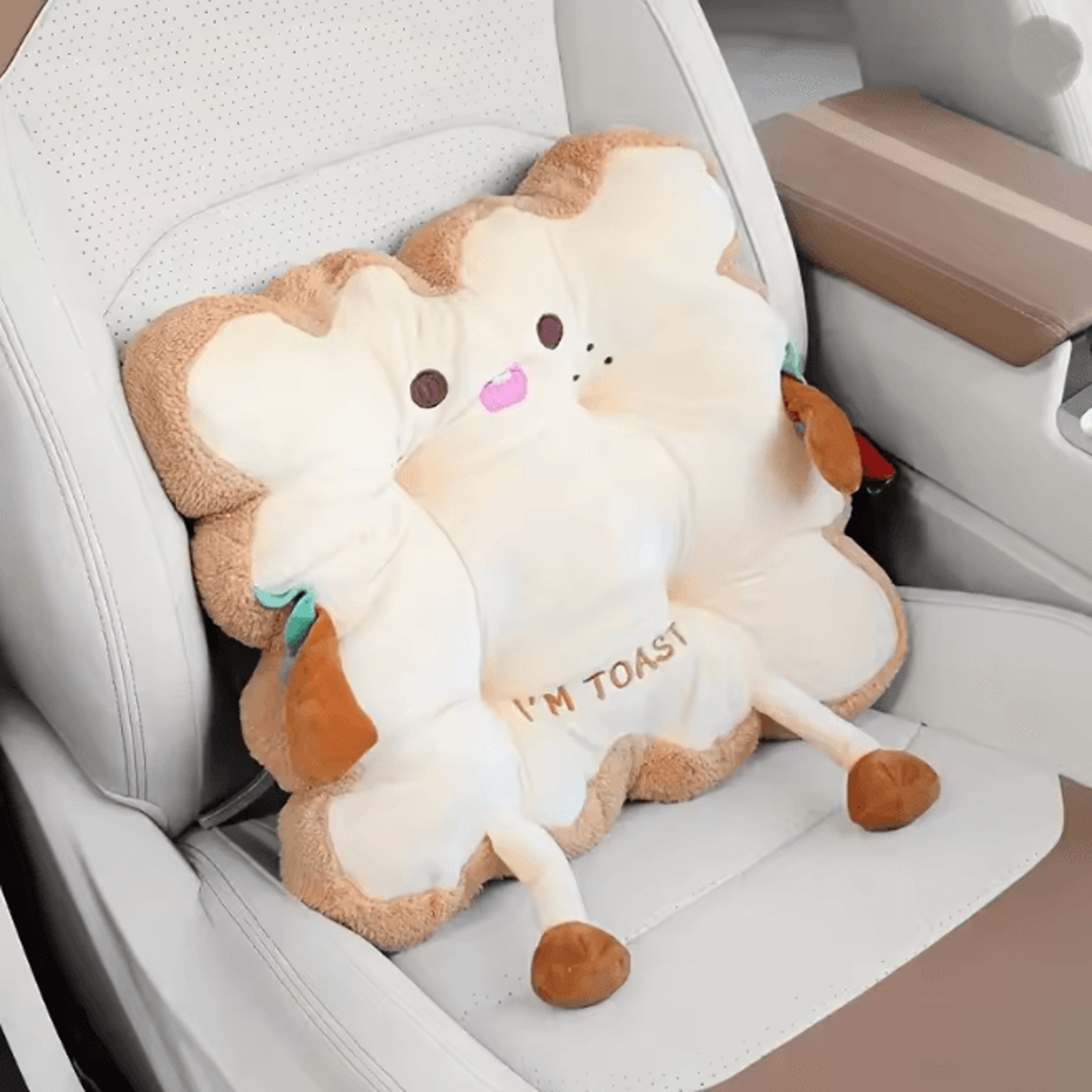 cute toast seat cushion