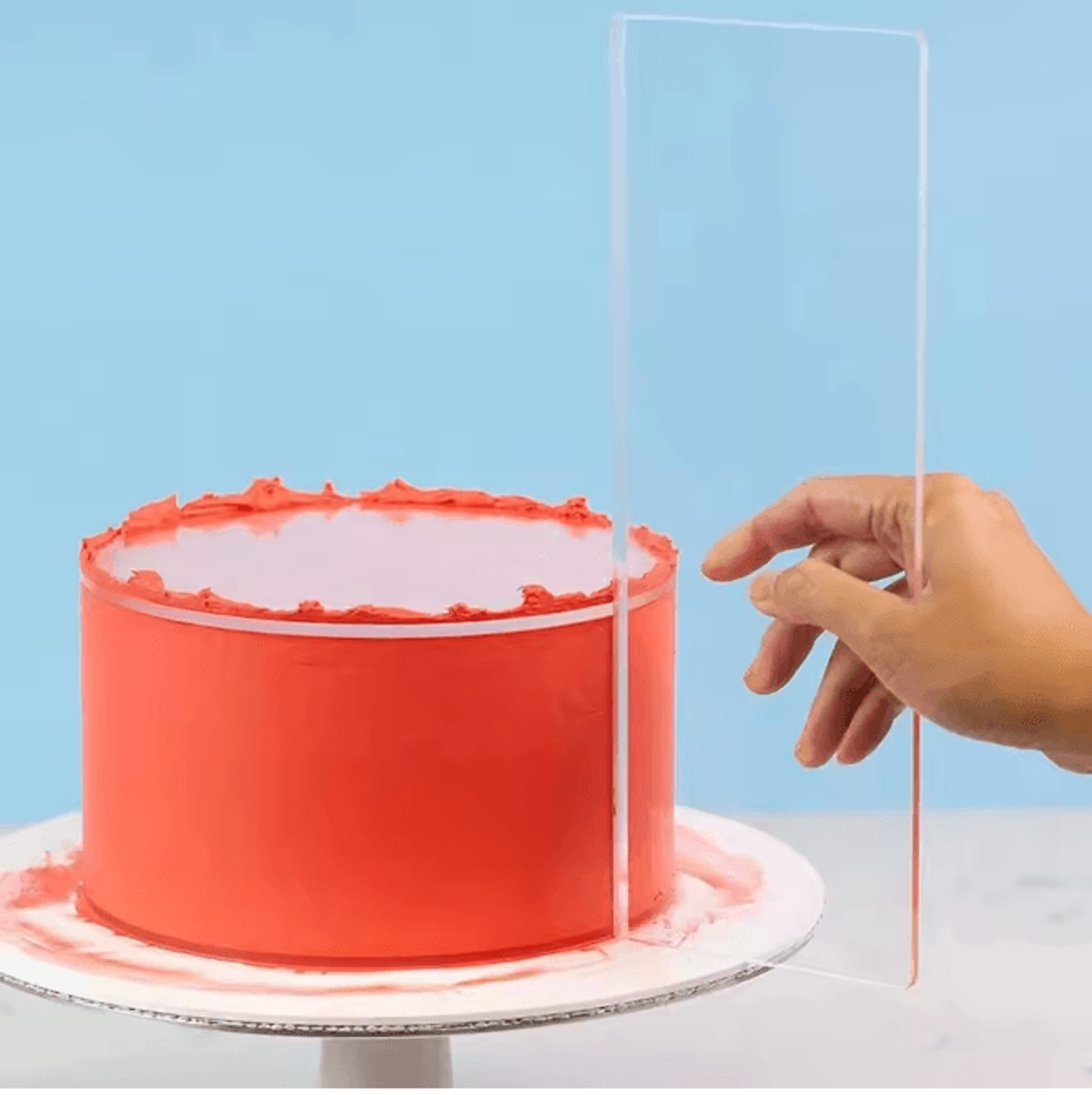 acrylic cake scraper spatula