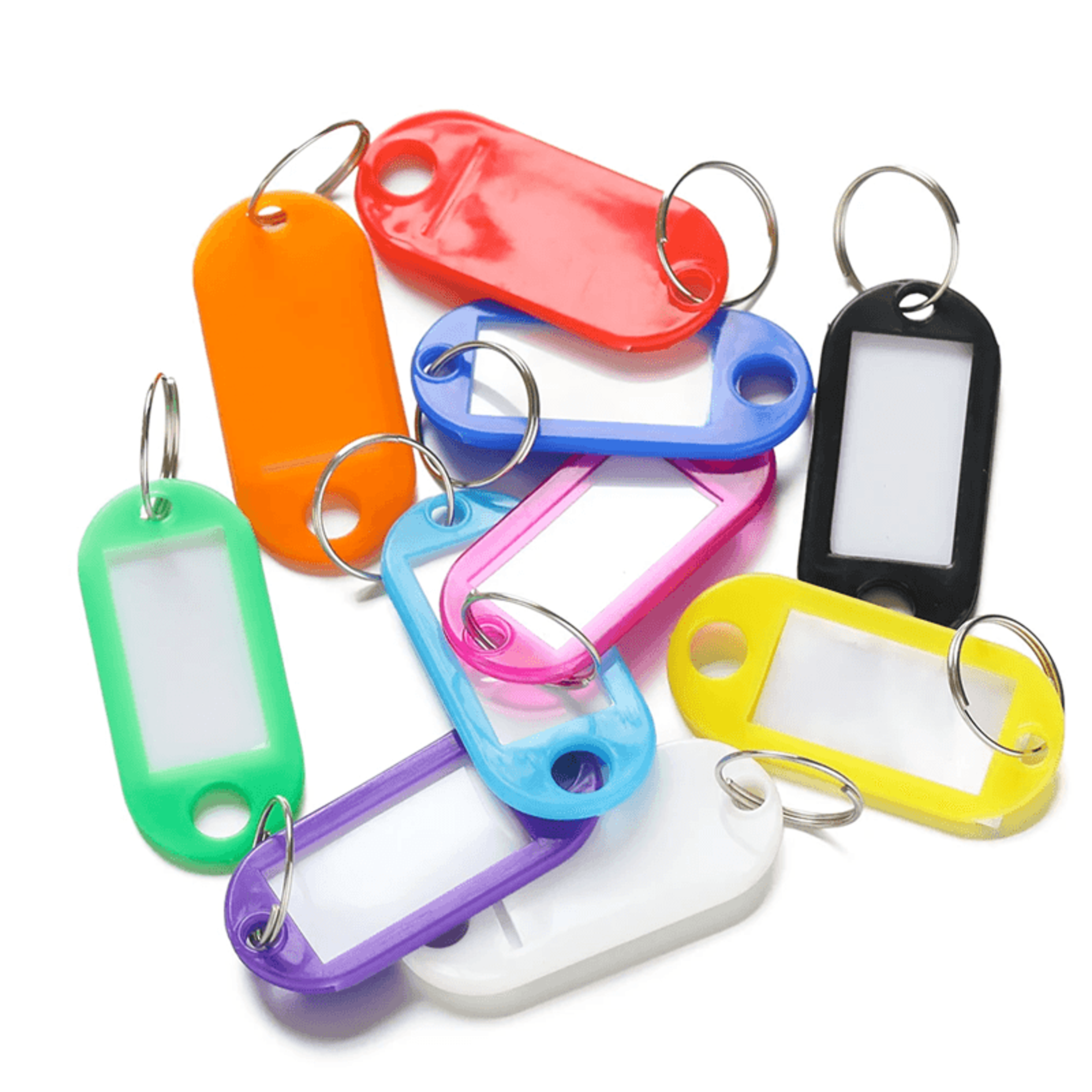 Color Plastic Key Tag Set