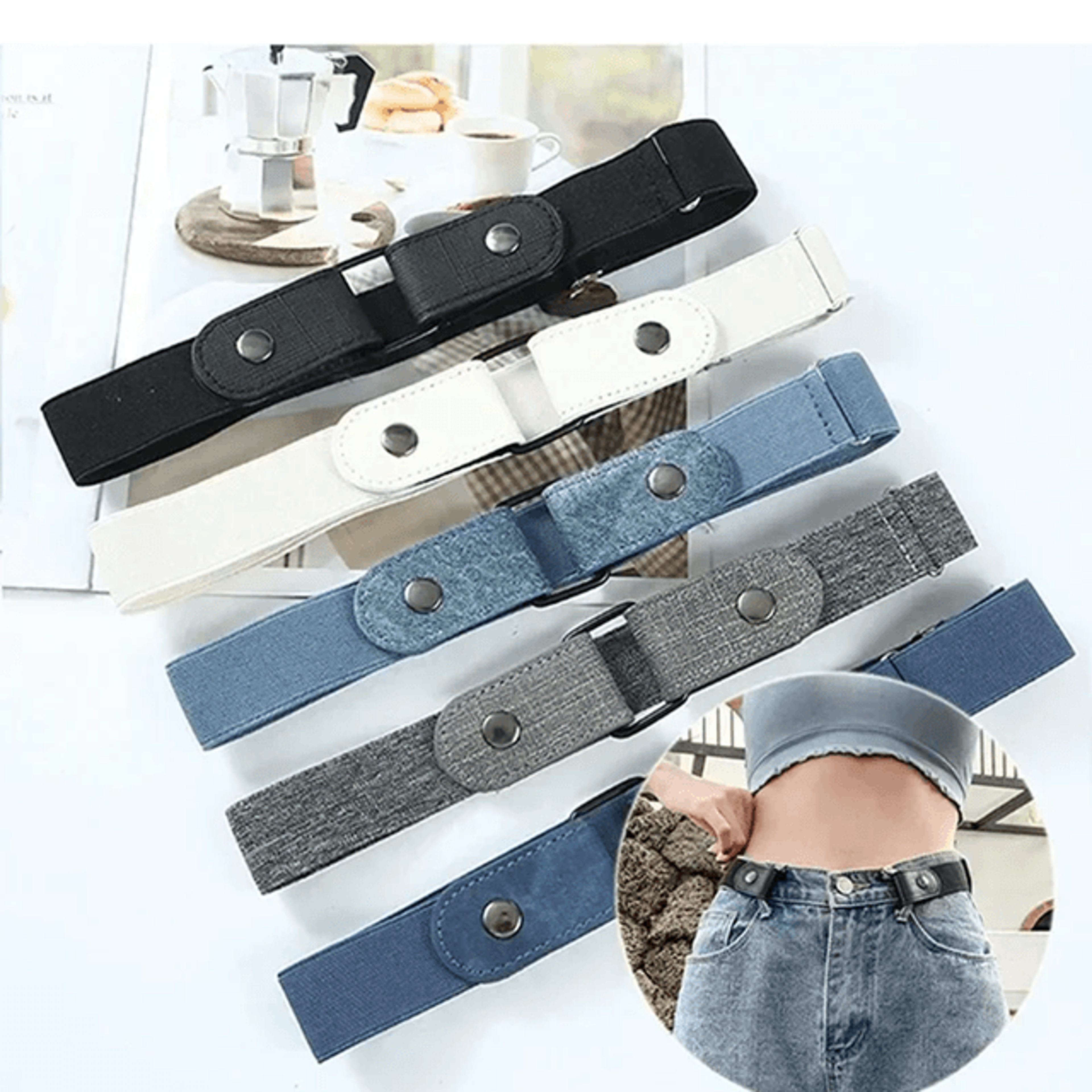 canvas adjustable invisible belt