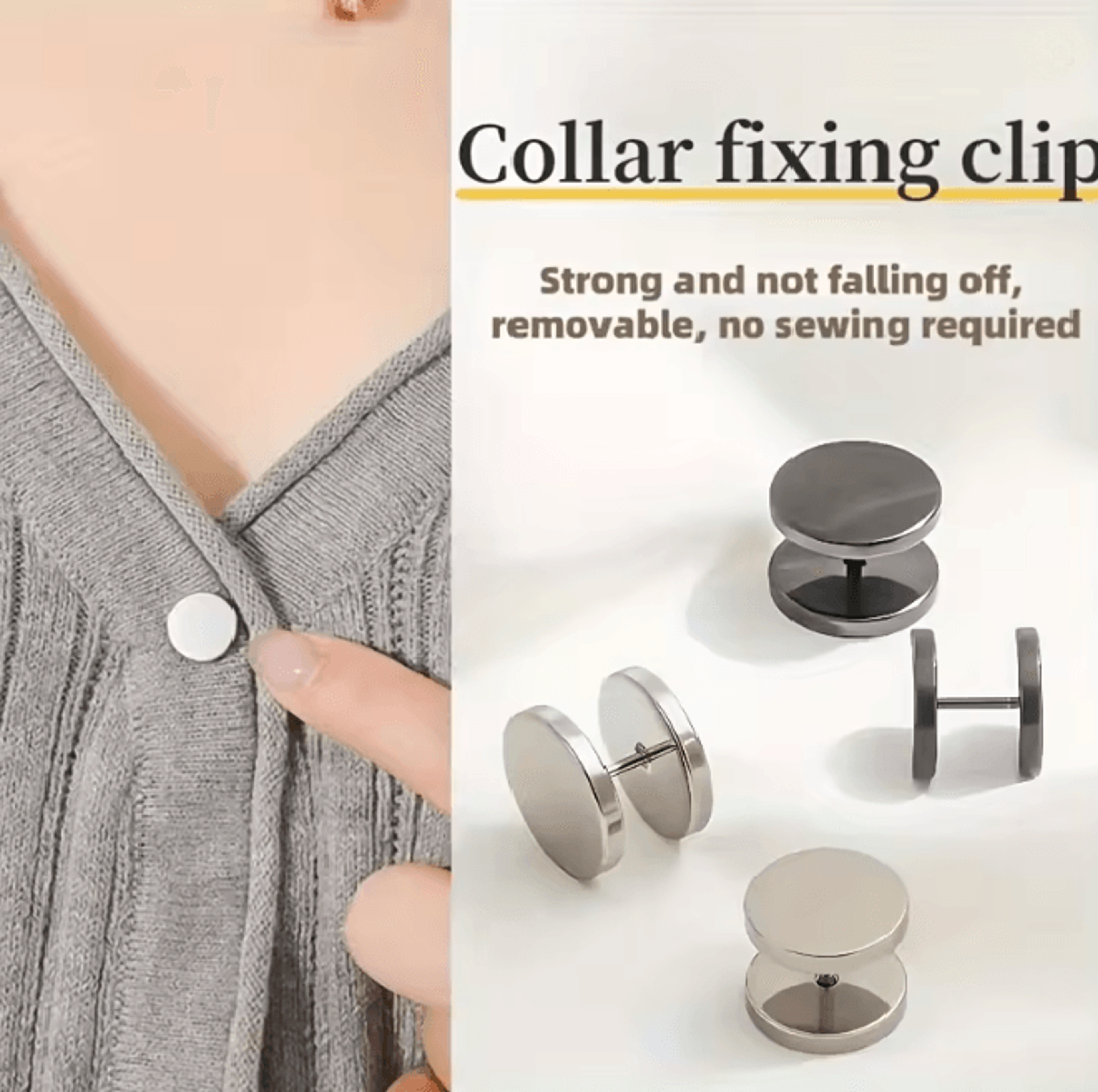 seamless spiral clothing fixing clips