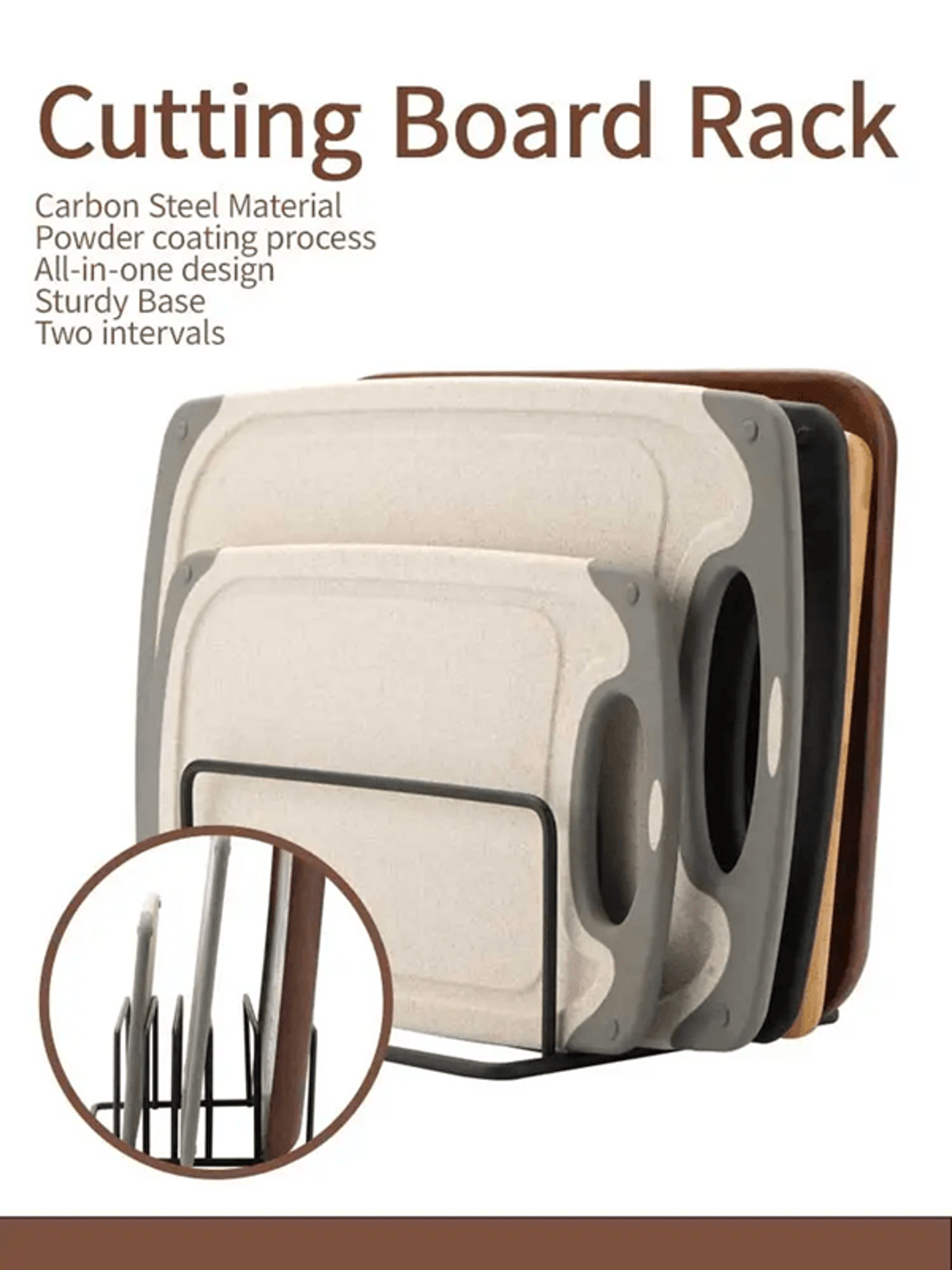 spacestack cutting board and lid organizer