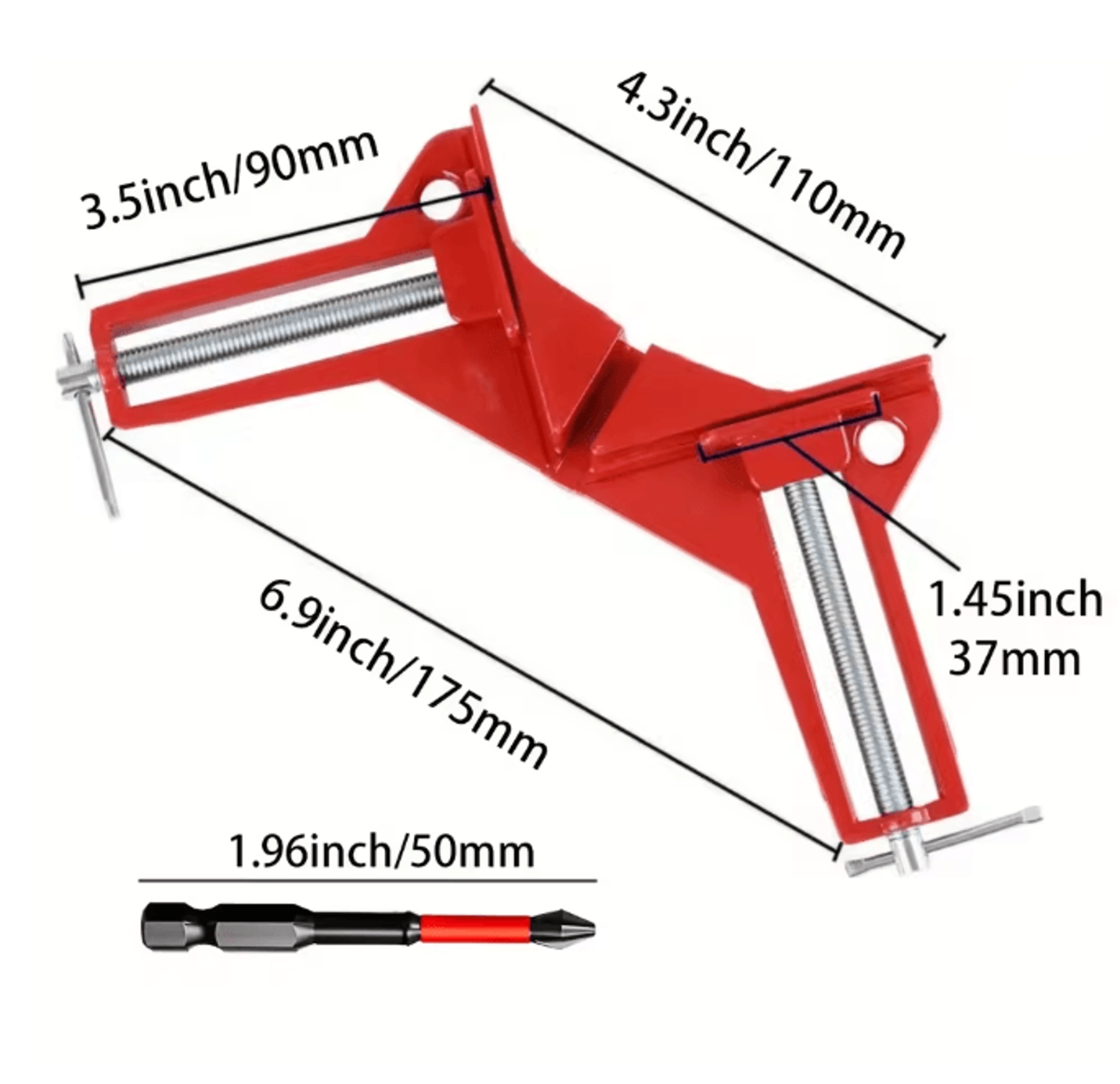 Right Angle Woodworking Corner Clamp