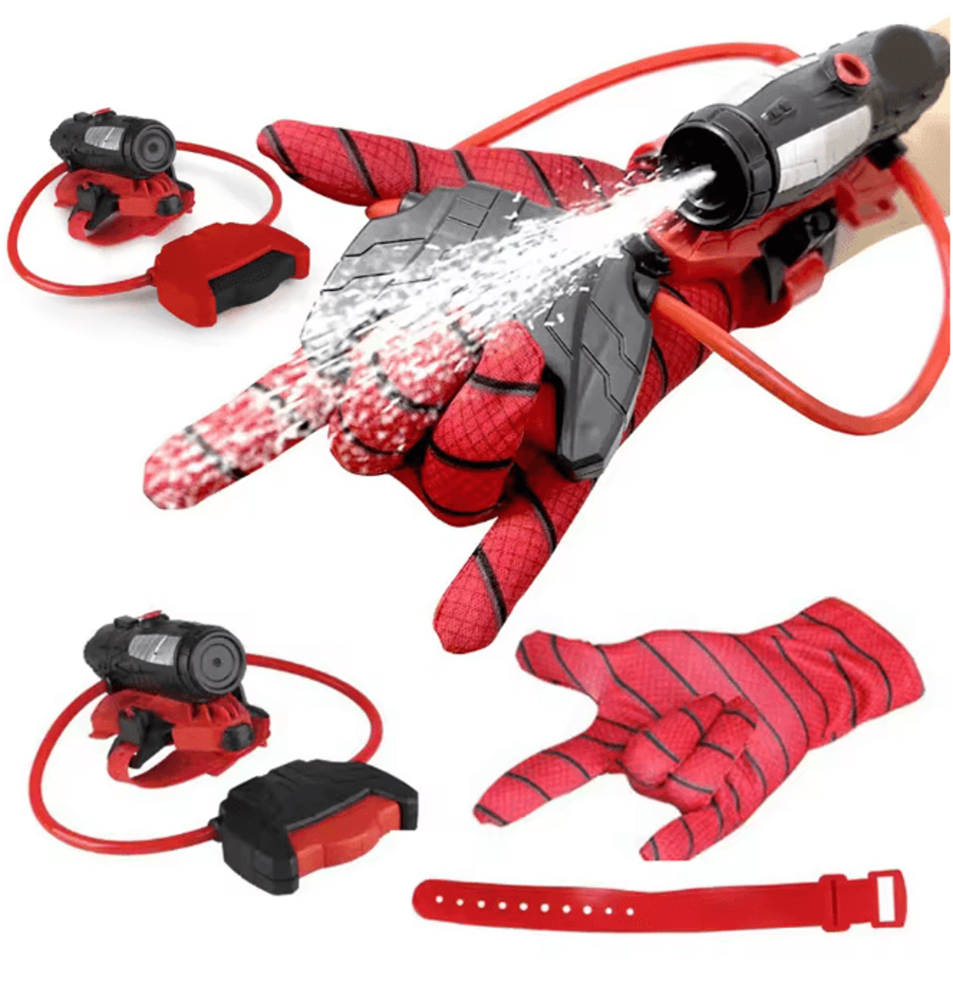 spider web wrist water sprayer toy
