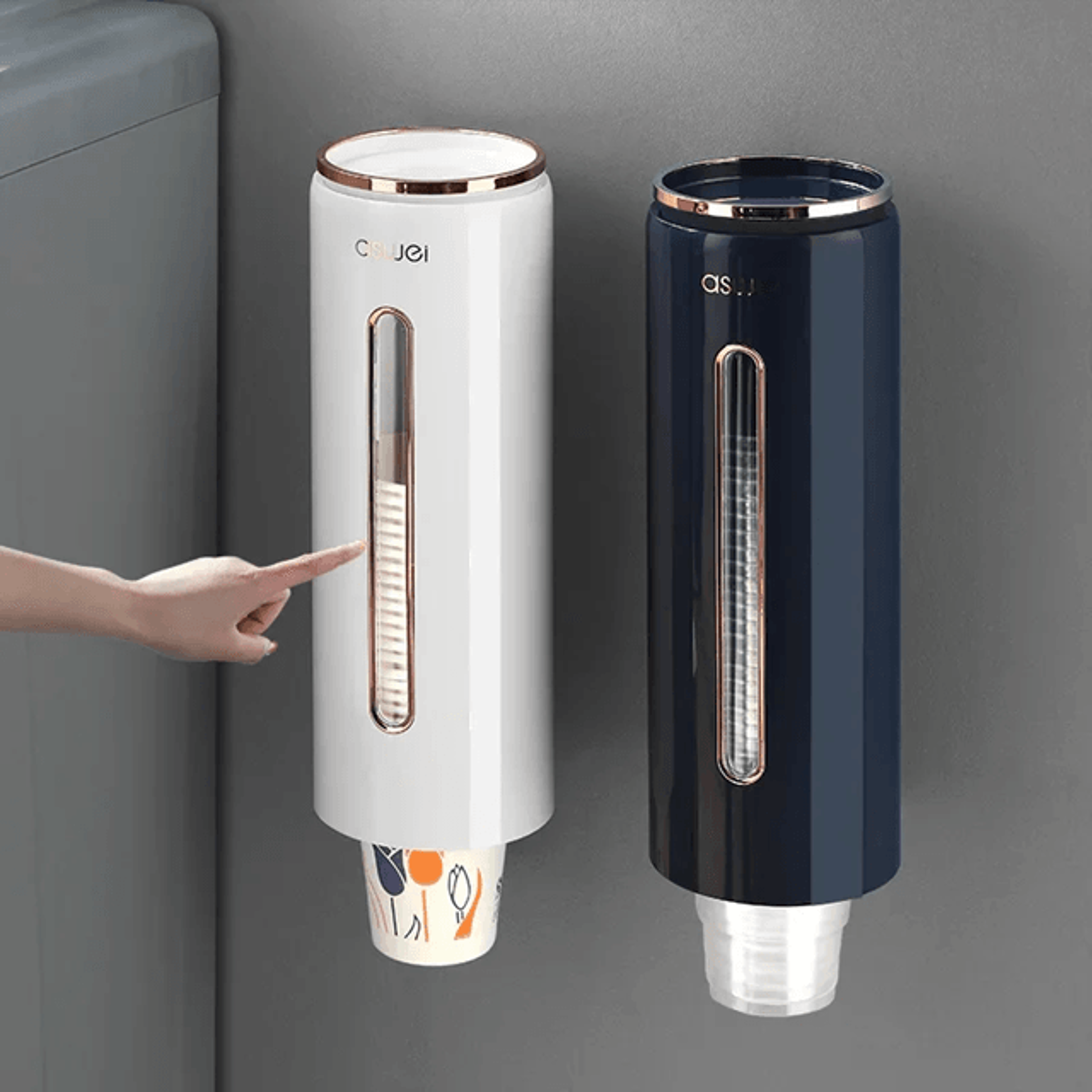 wall mounted disposable cup dispenser