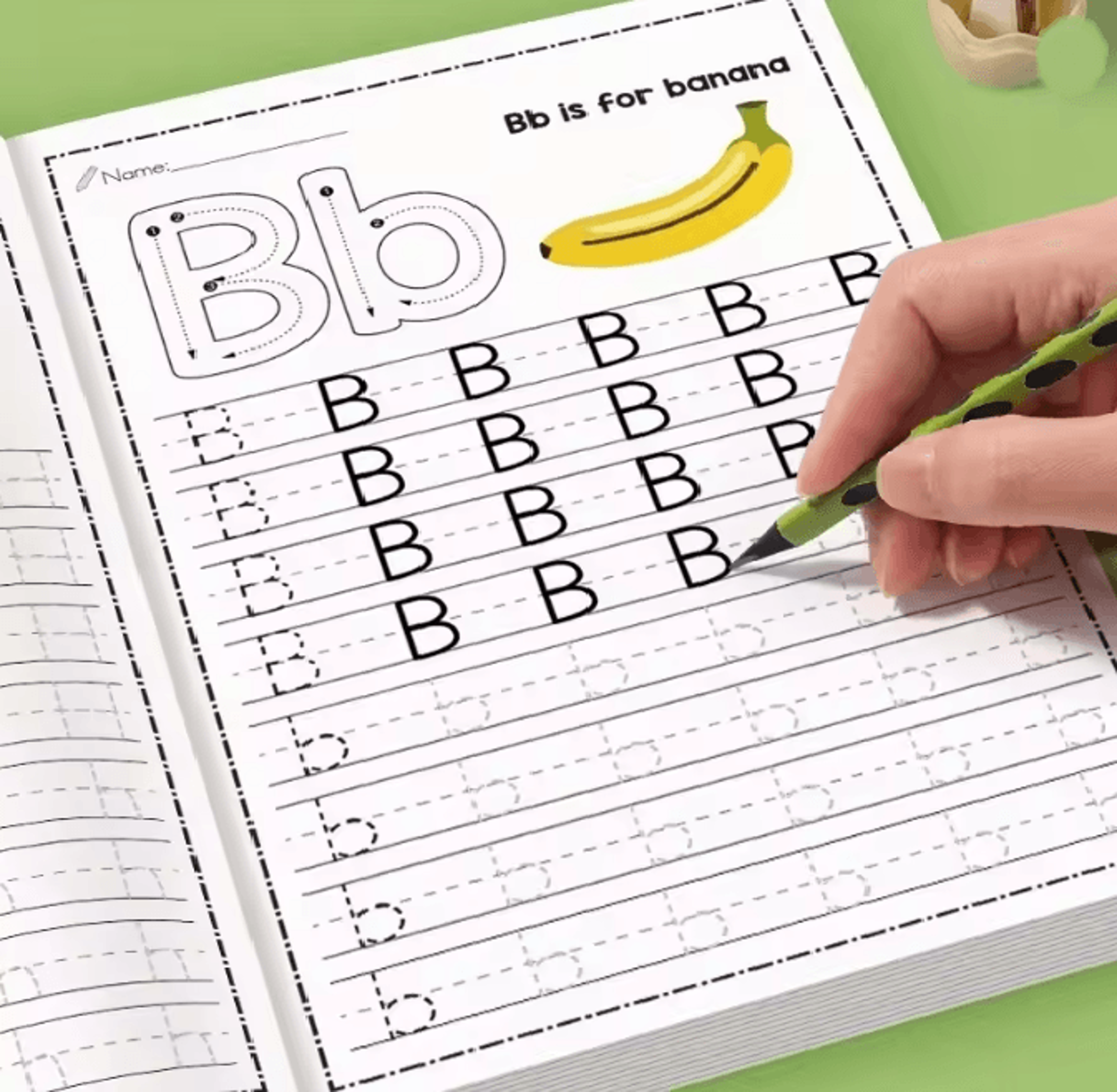 alphabet handwriting practice book for kids