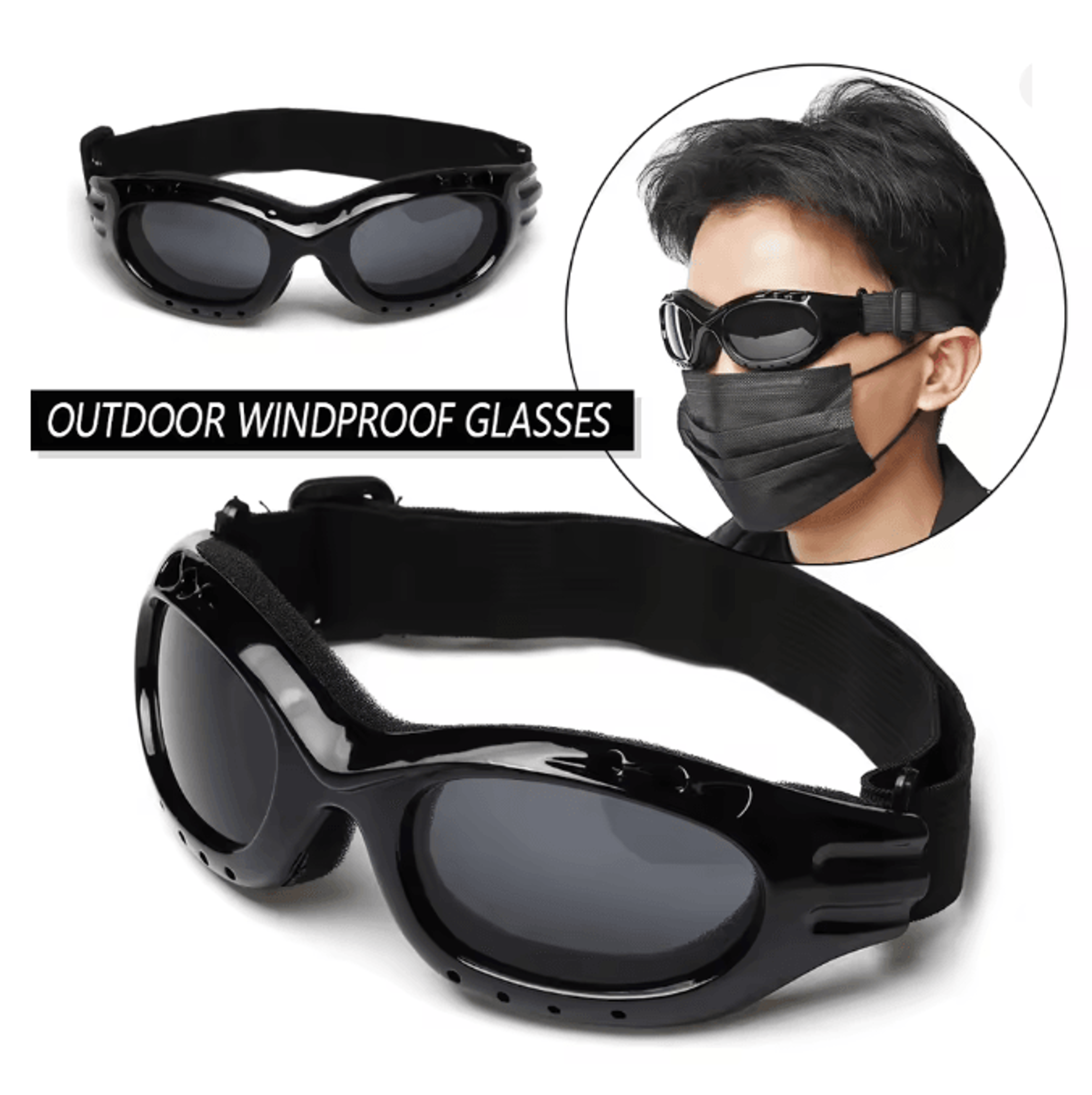 windproof uv400 ski and snowboard goggles for winter sports