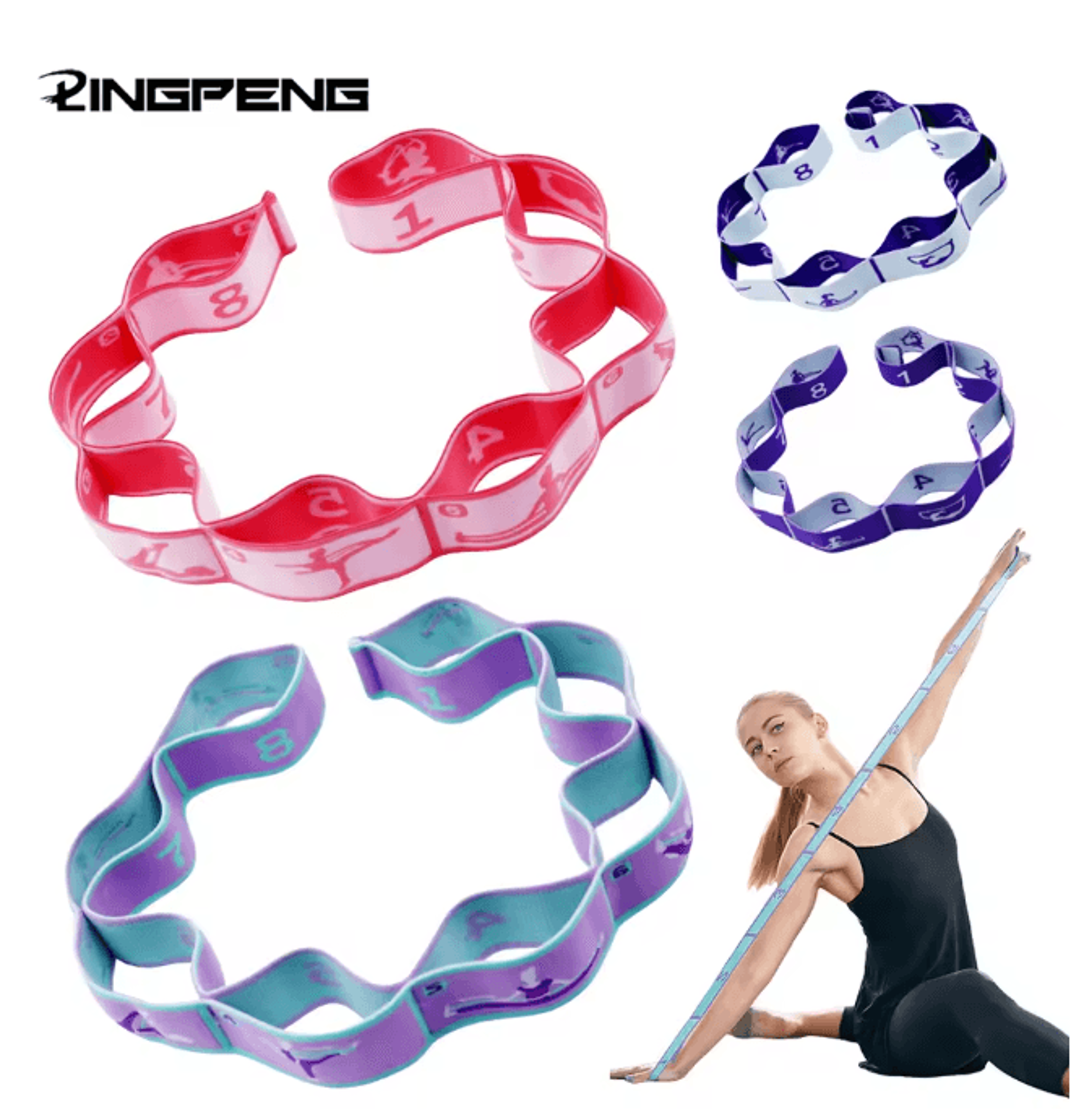 flexstretch yoga and pilates resistance band