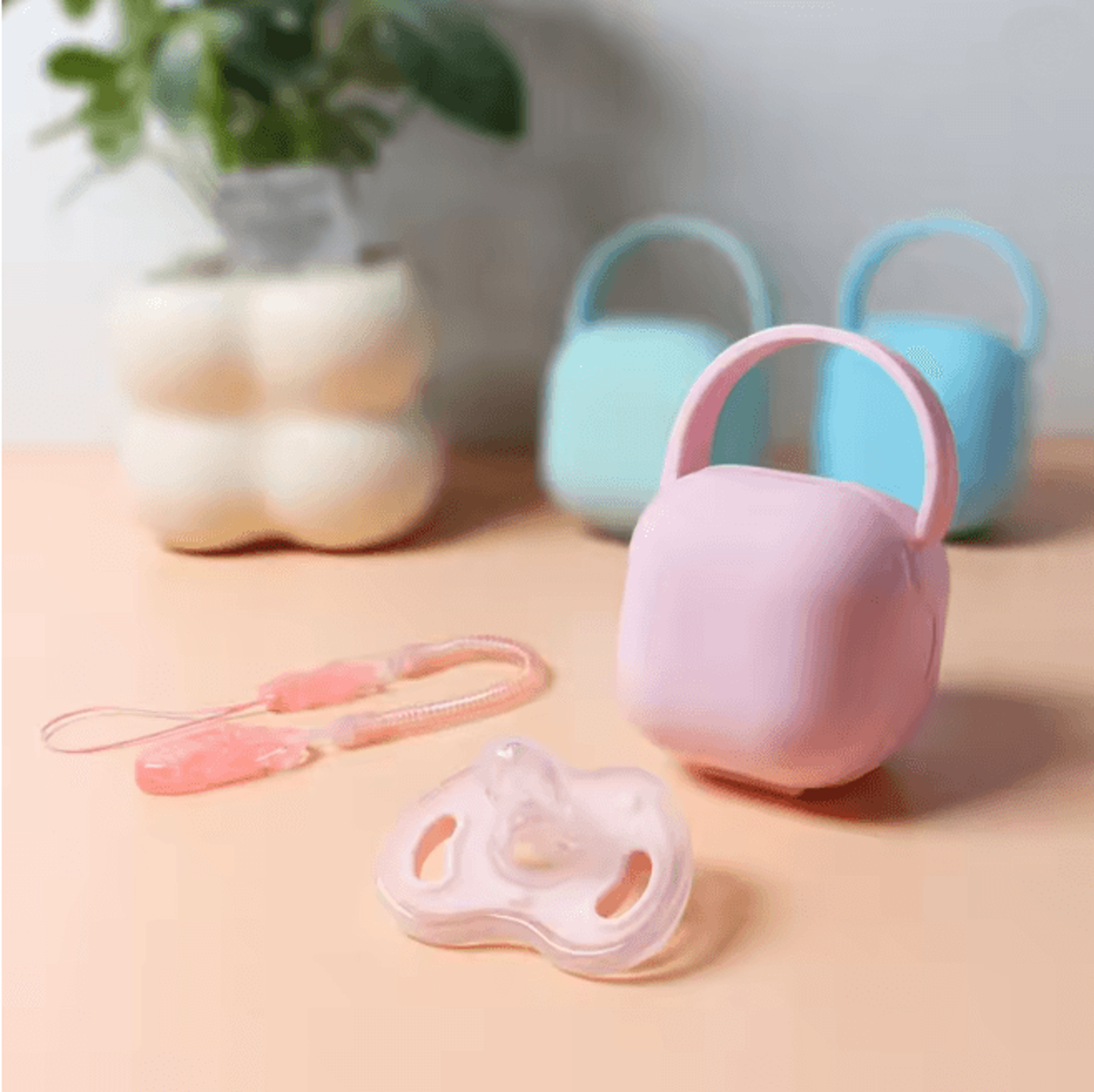 applesoft baby pacifier set