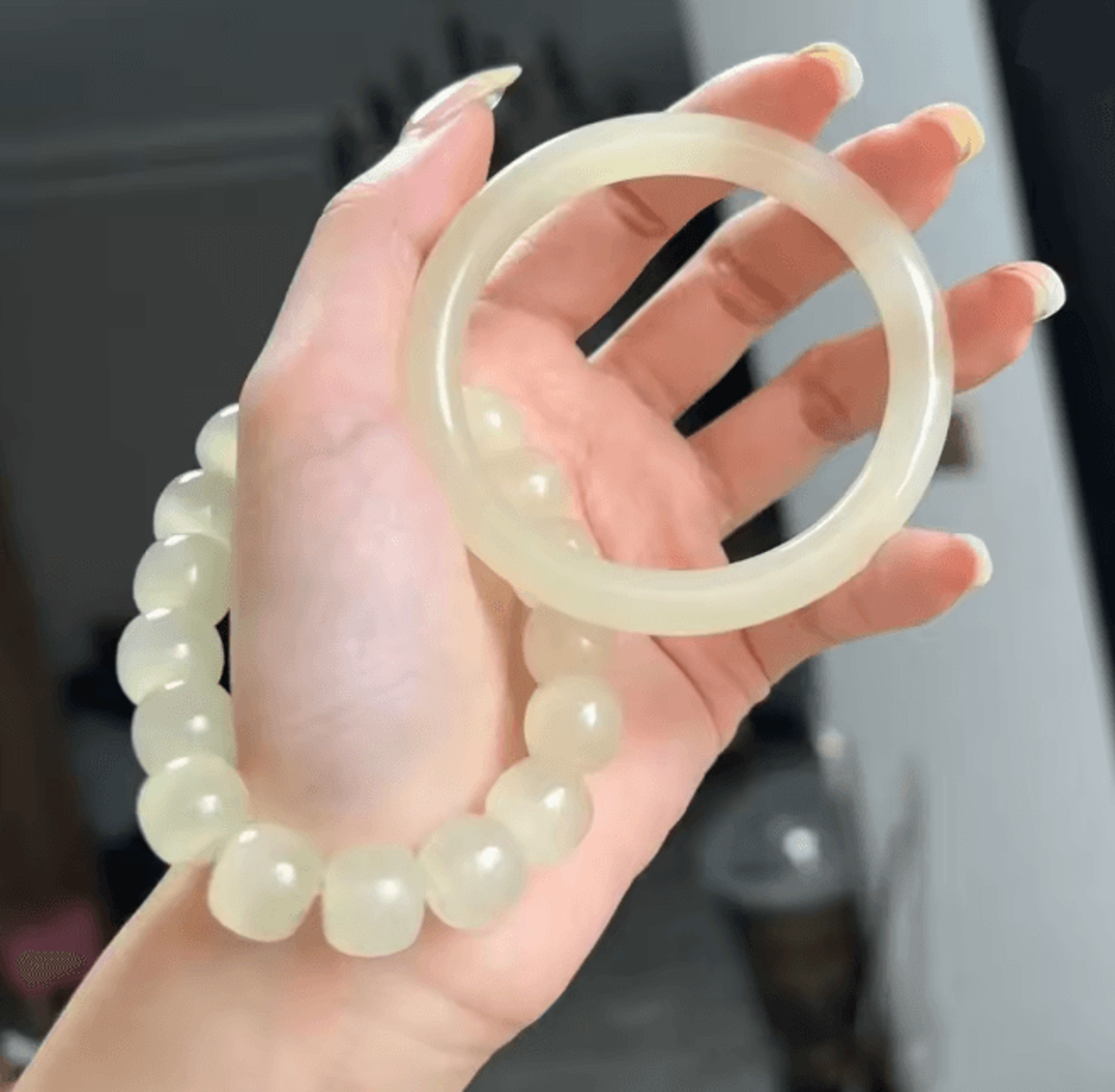 sereniglow natural jade bracelet