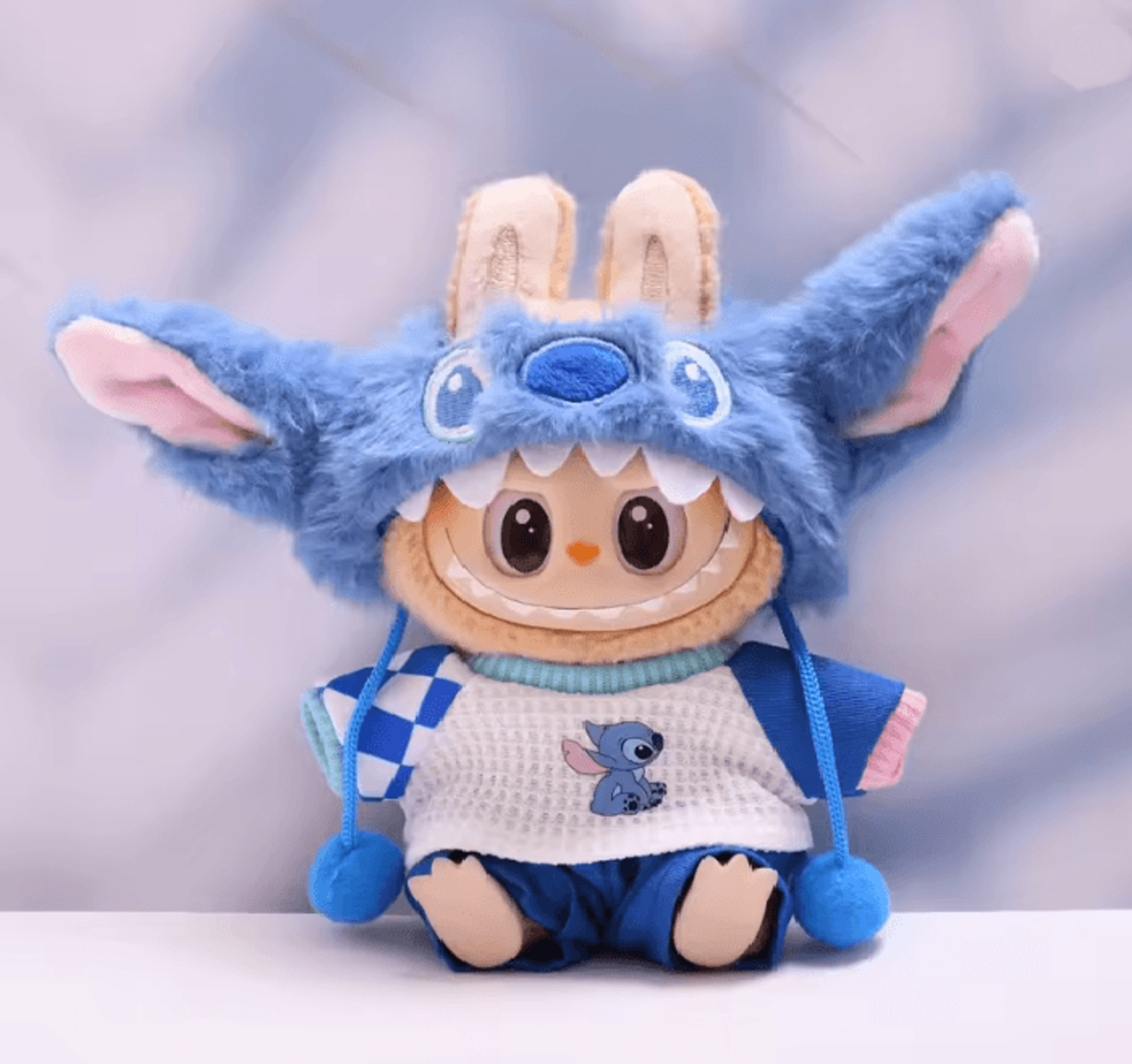 stitchpals plush doll clothes set for 17cm labubu