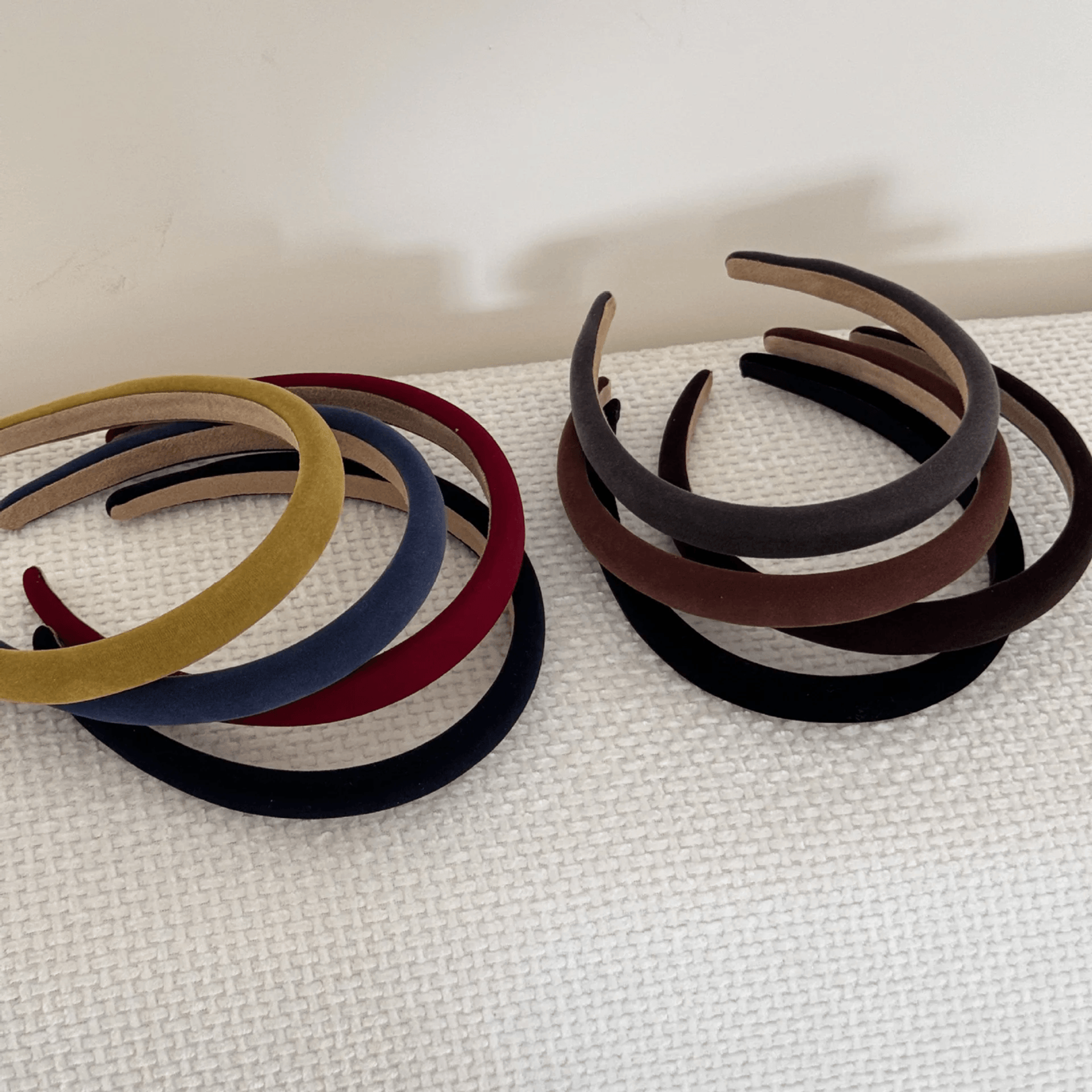 velvet comfort thin headband for women