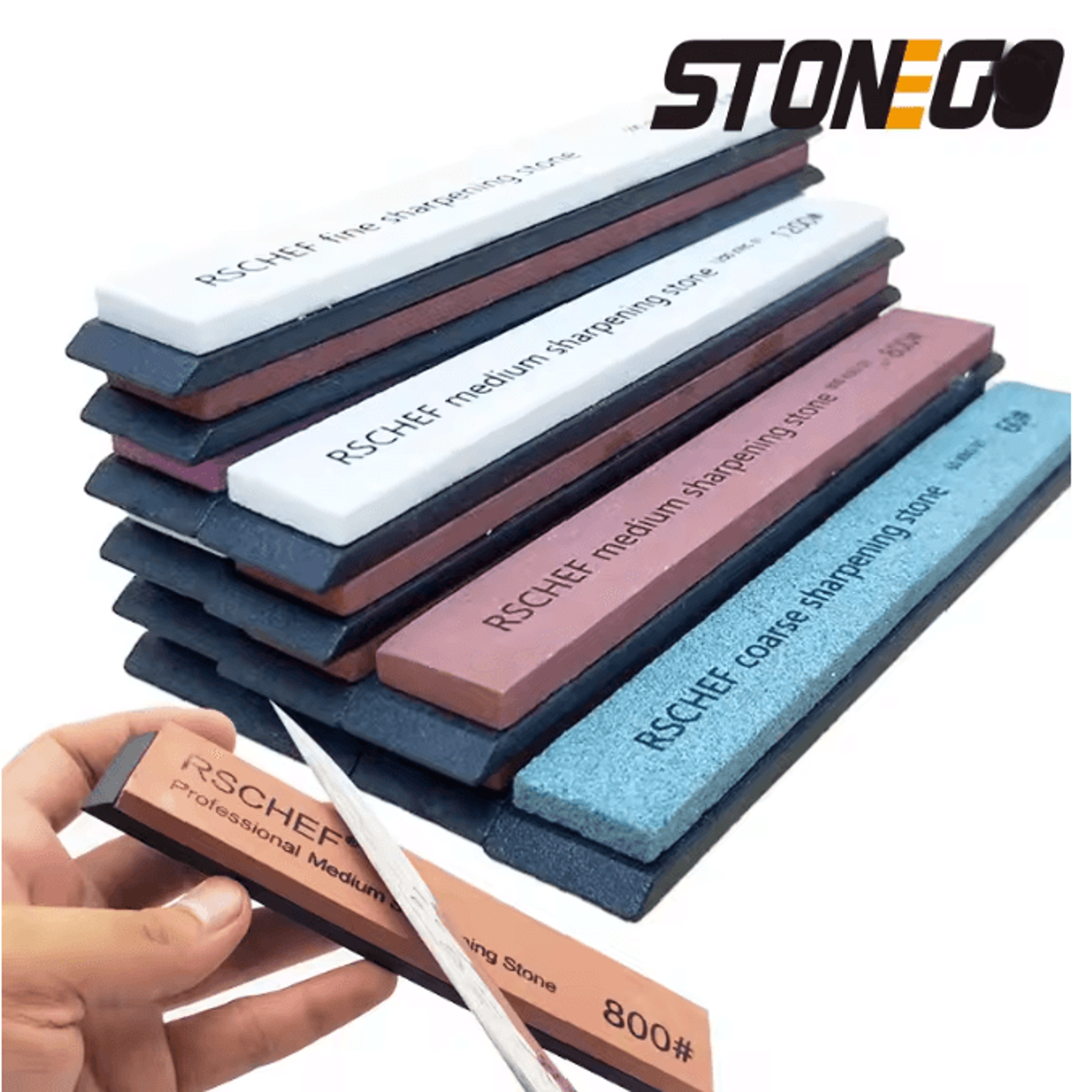 stonego premium whetstone knife sharpener