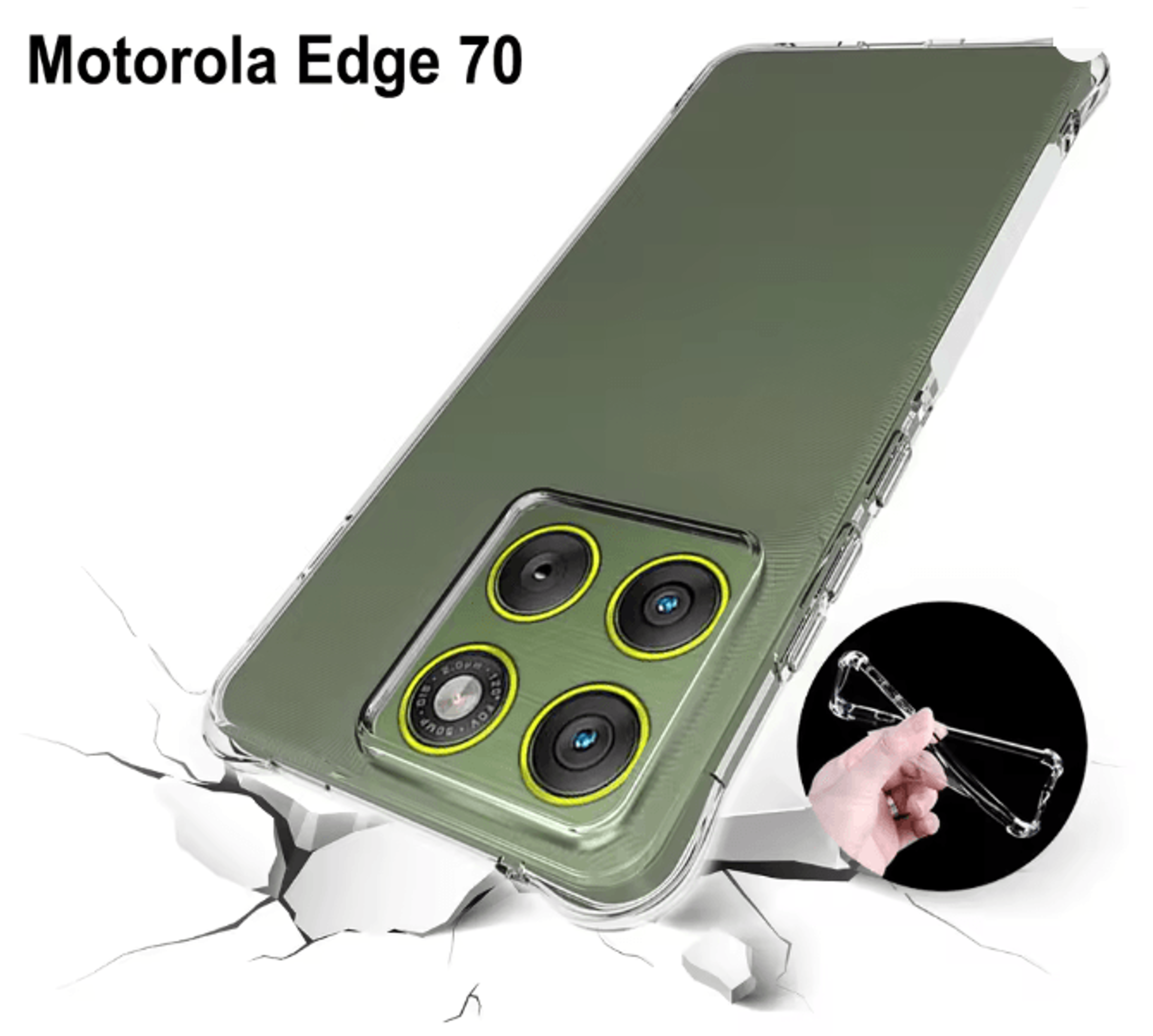 air cushion shockproof case for motorola edge 70