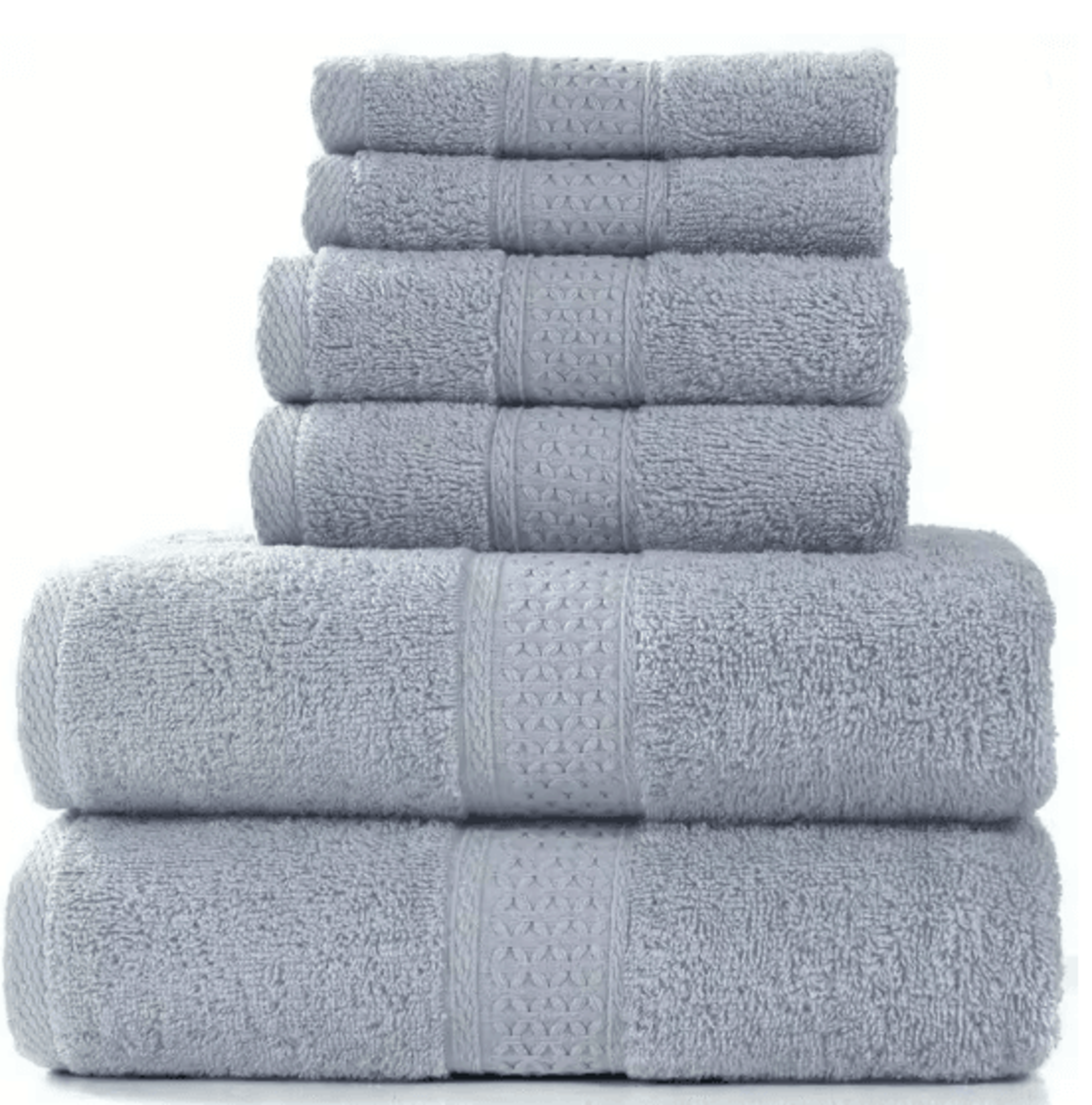 soft absorbent cotton bath towel set for bathroom and hotel use