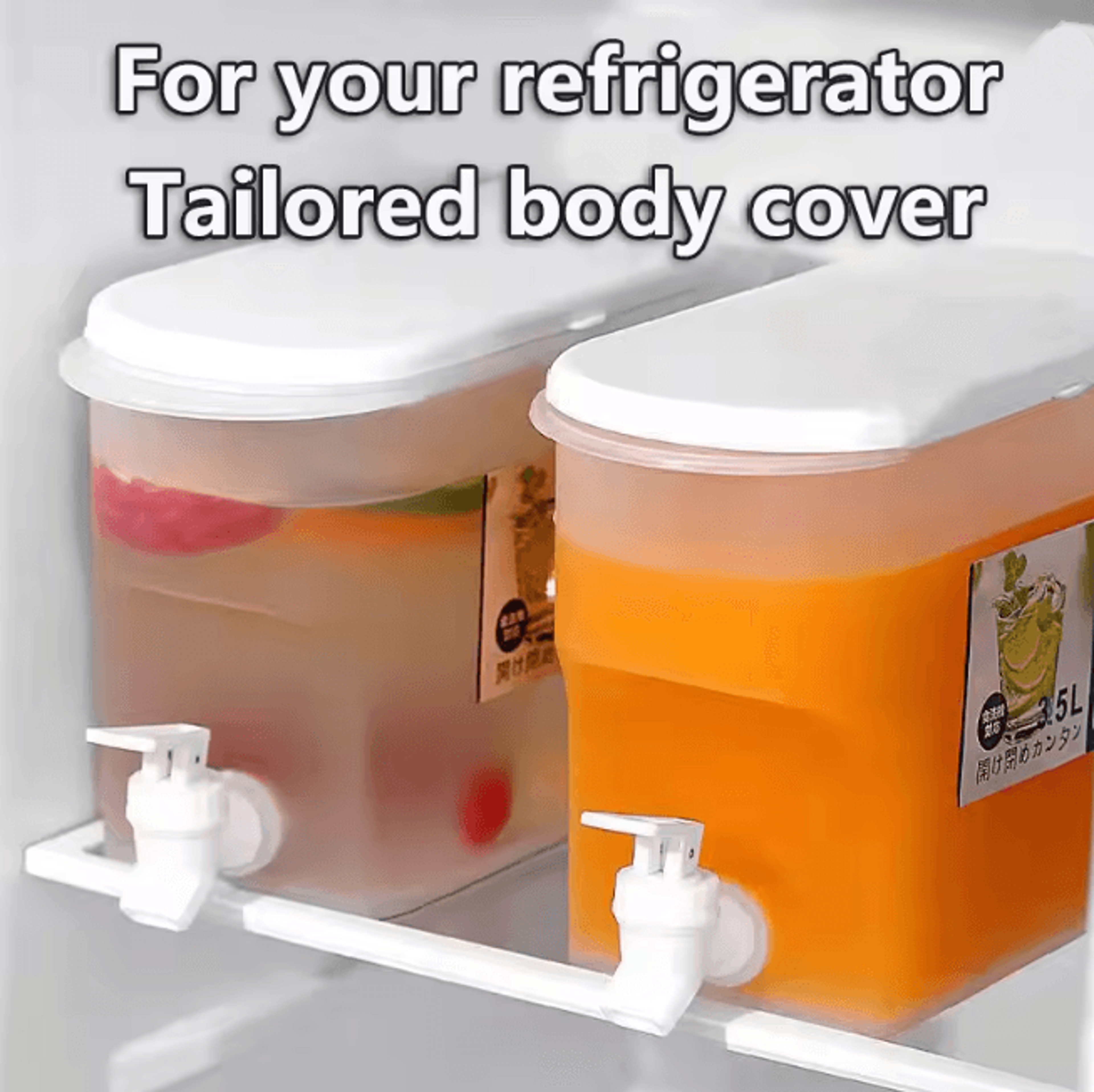 PourEase 3.5L Beverage Dispenser with Faucet Cold Drink Storage Container