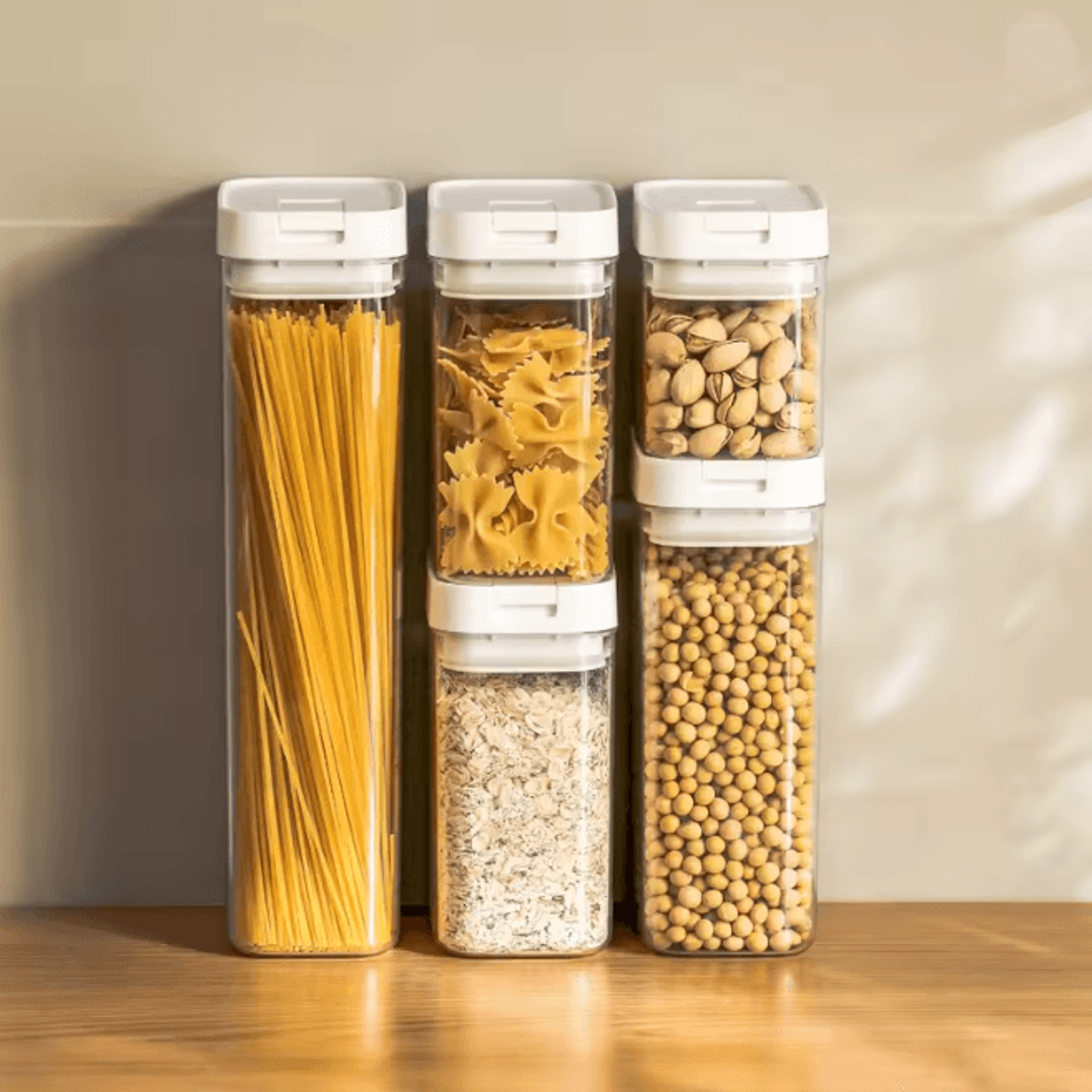 freshseal pasta storage container airtight spaghetti food box