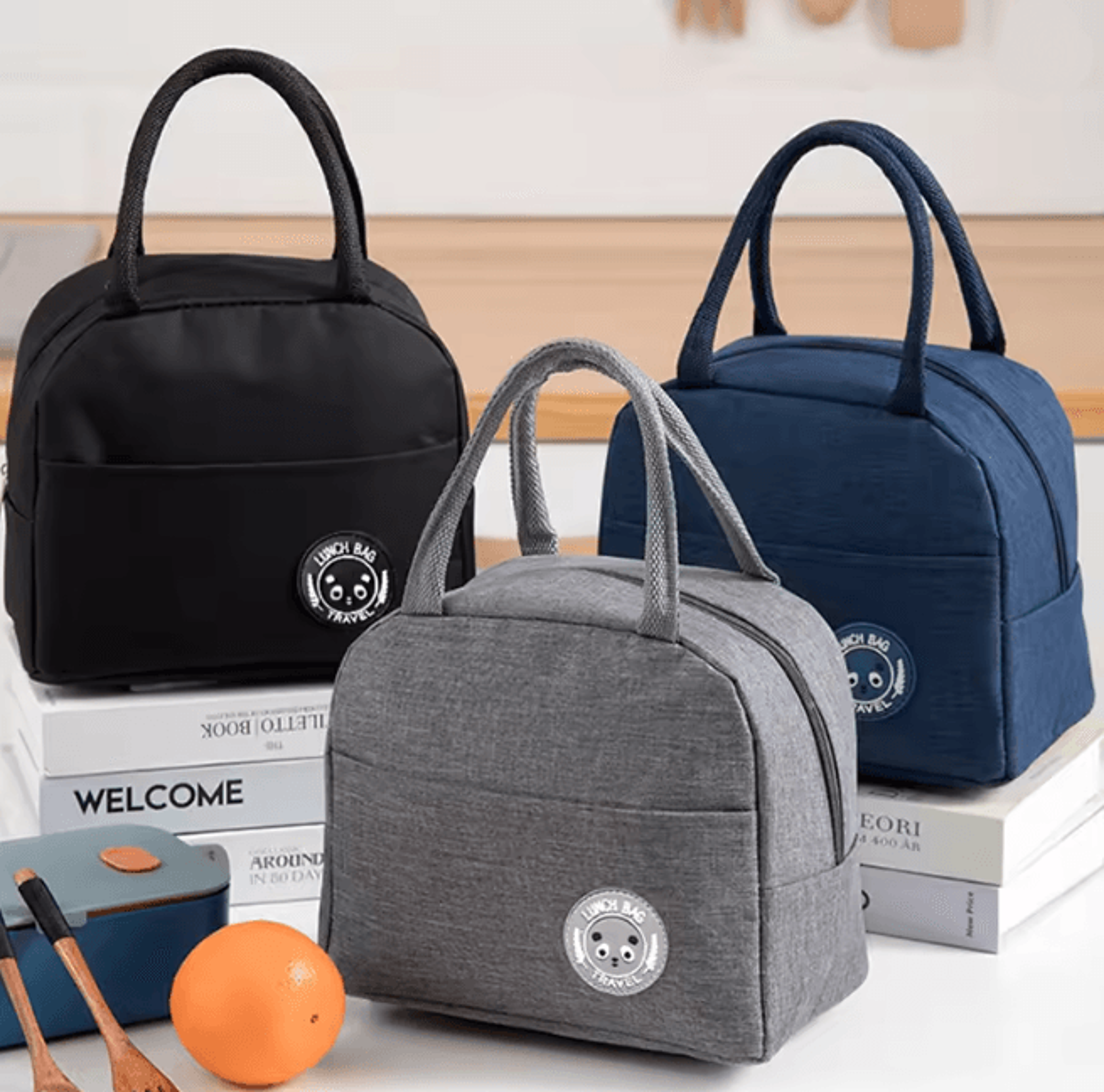 insulated lunch bag bento meal carry bag for work school and travel