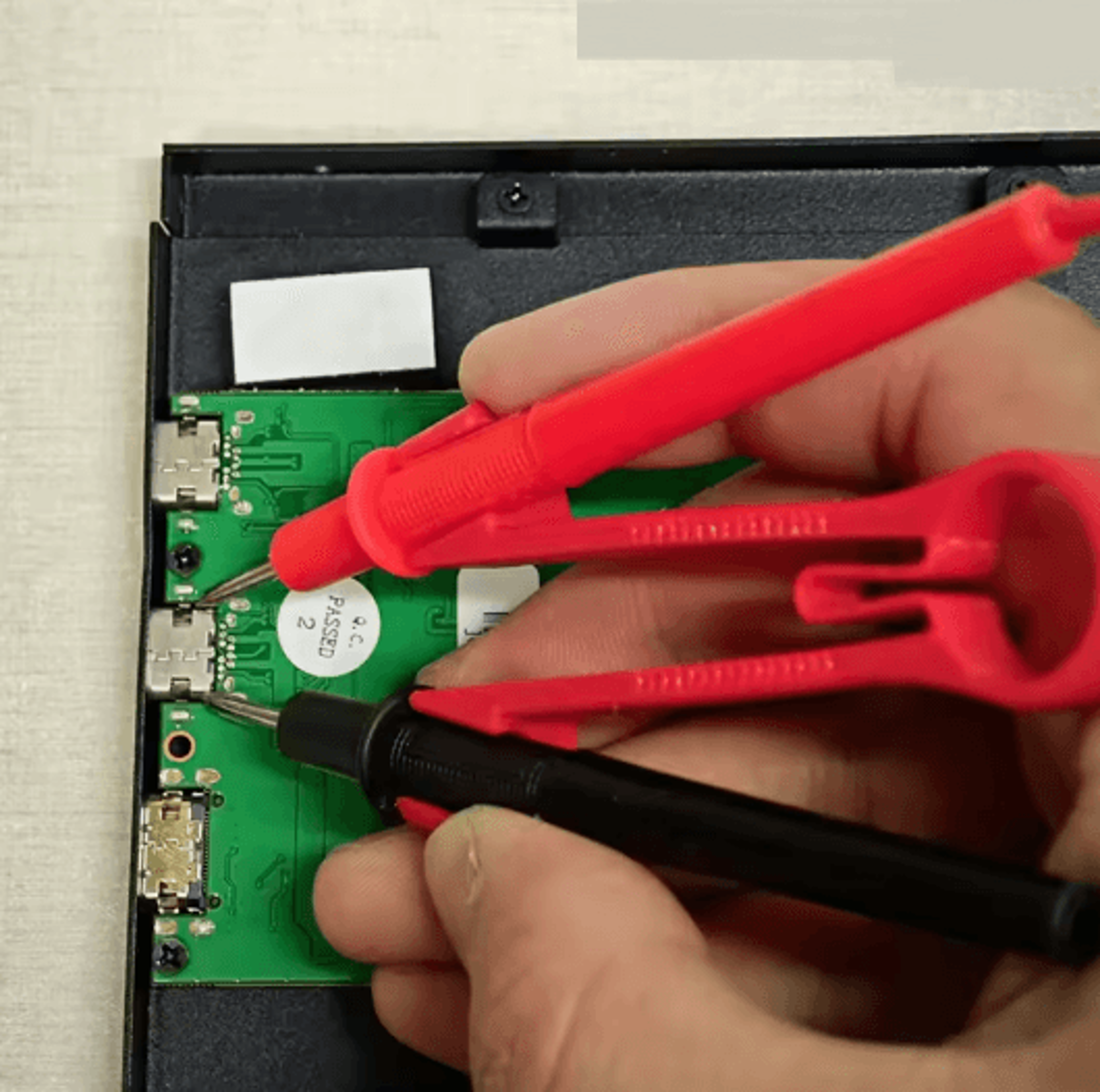 Multimeter Probe Holder Single Hand Testing Tool Electrician Accessory