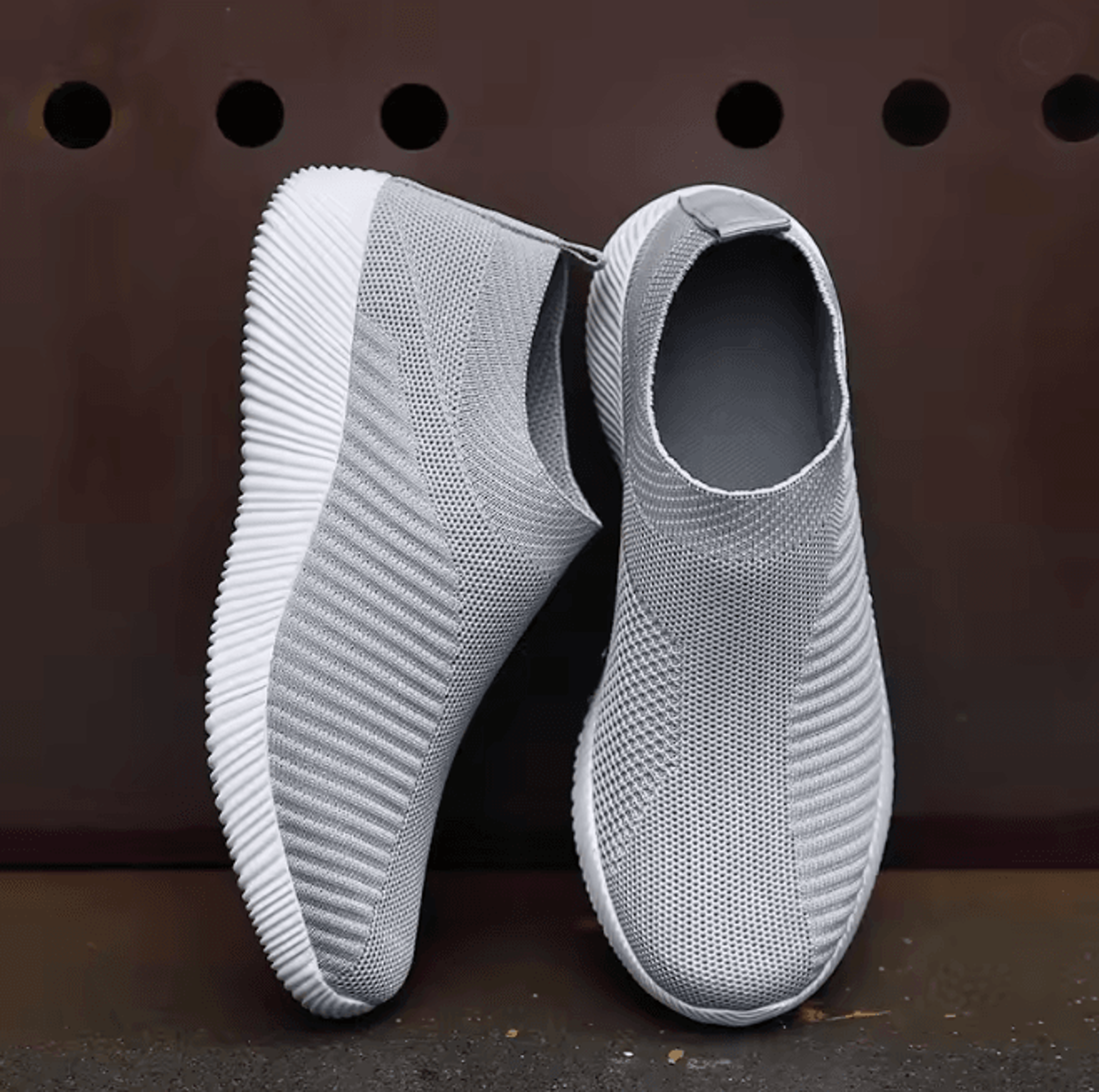 Women Slip On Vulcanized Sneakers Comfortable Walking Loafers