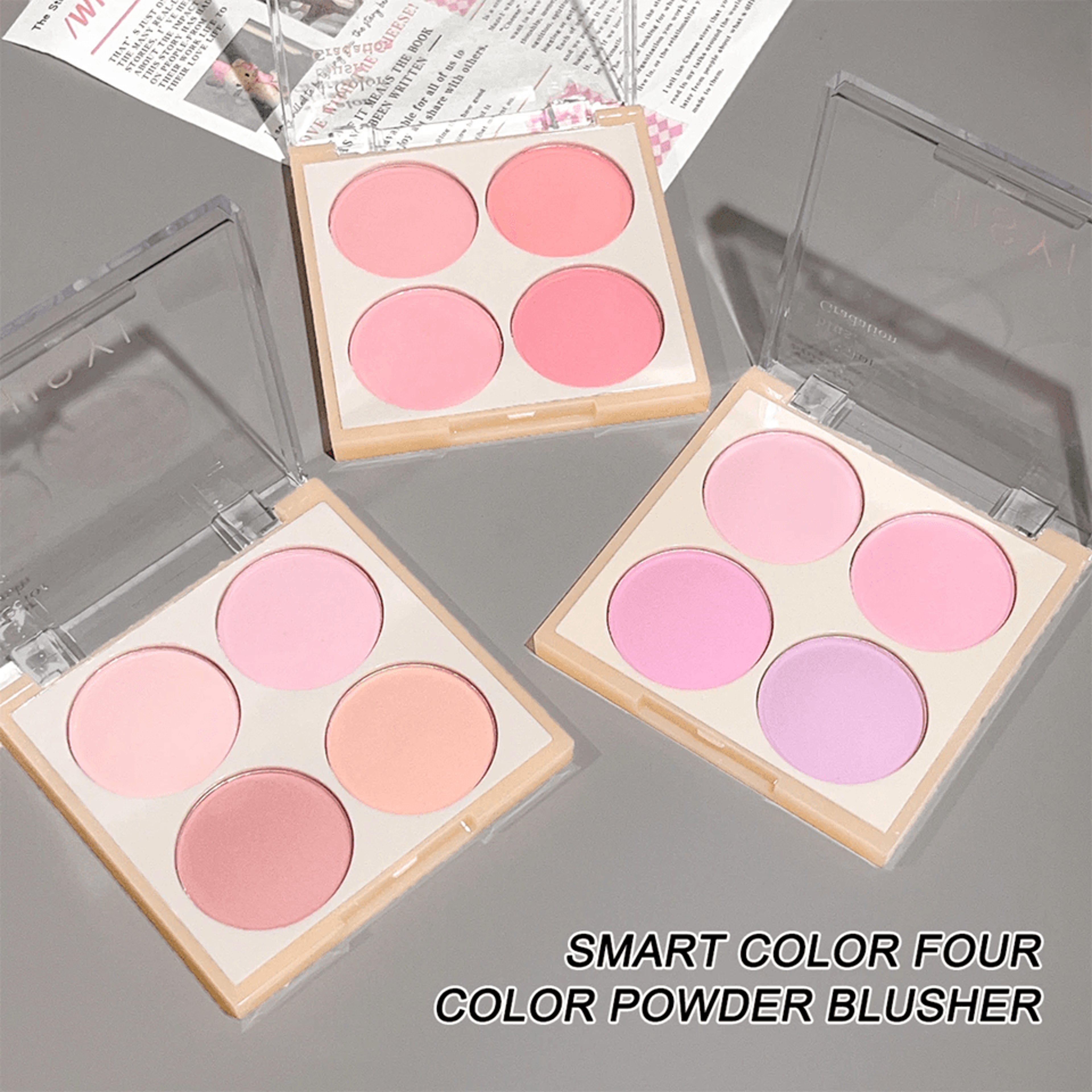 Soft Fog Matte Blush Korean Peach Pink and Coral Shades