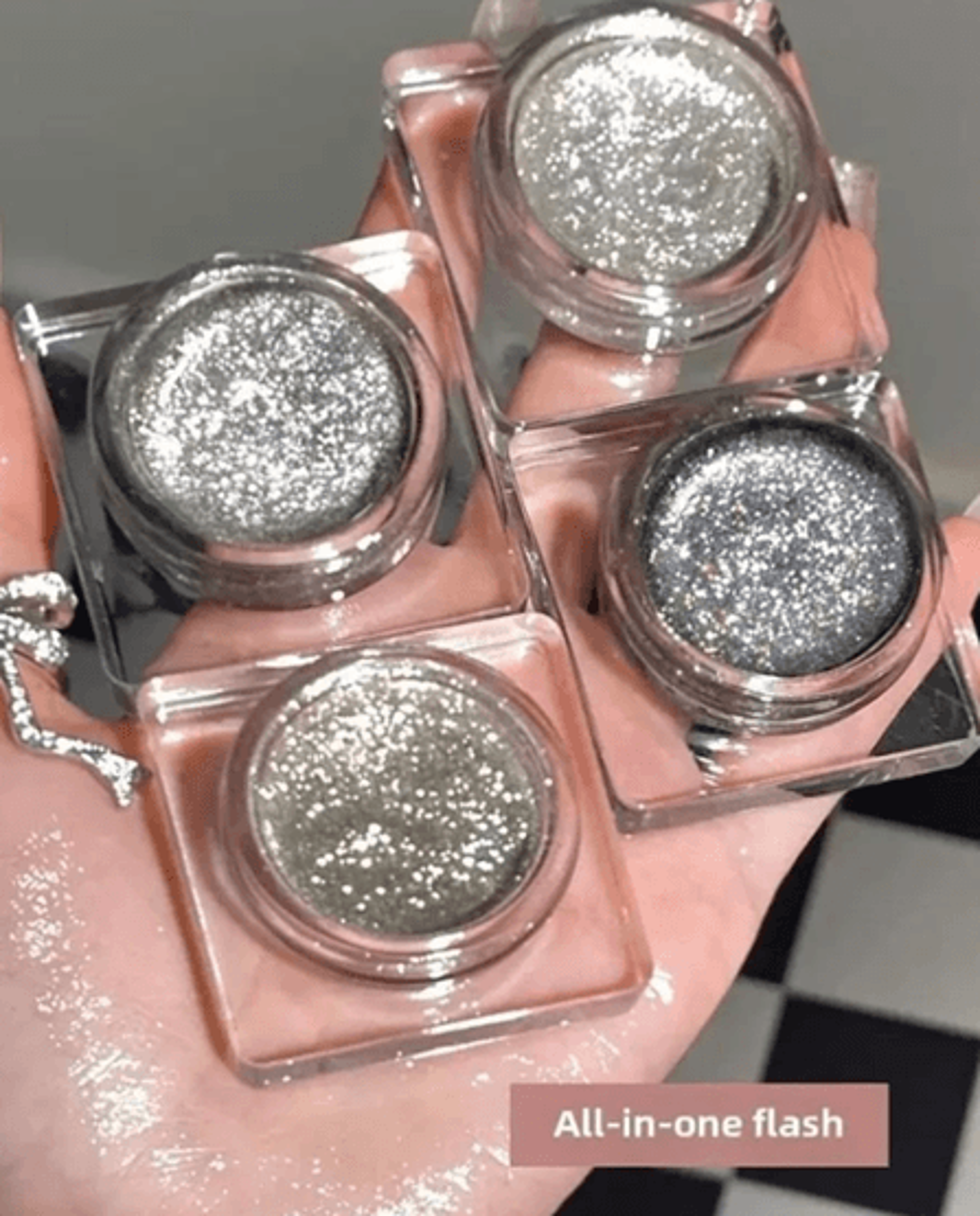 pearlescent matte diamond eyeshadow soft glam finish