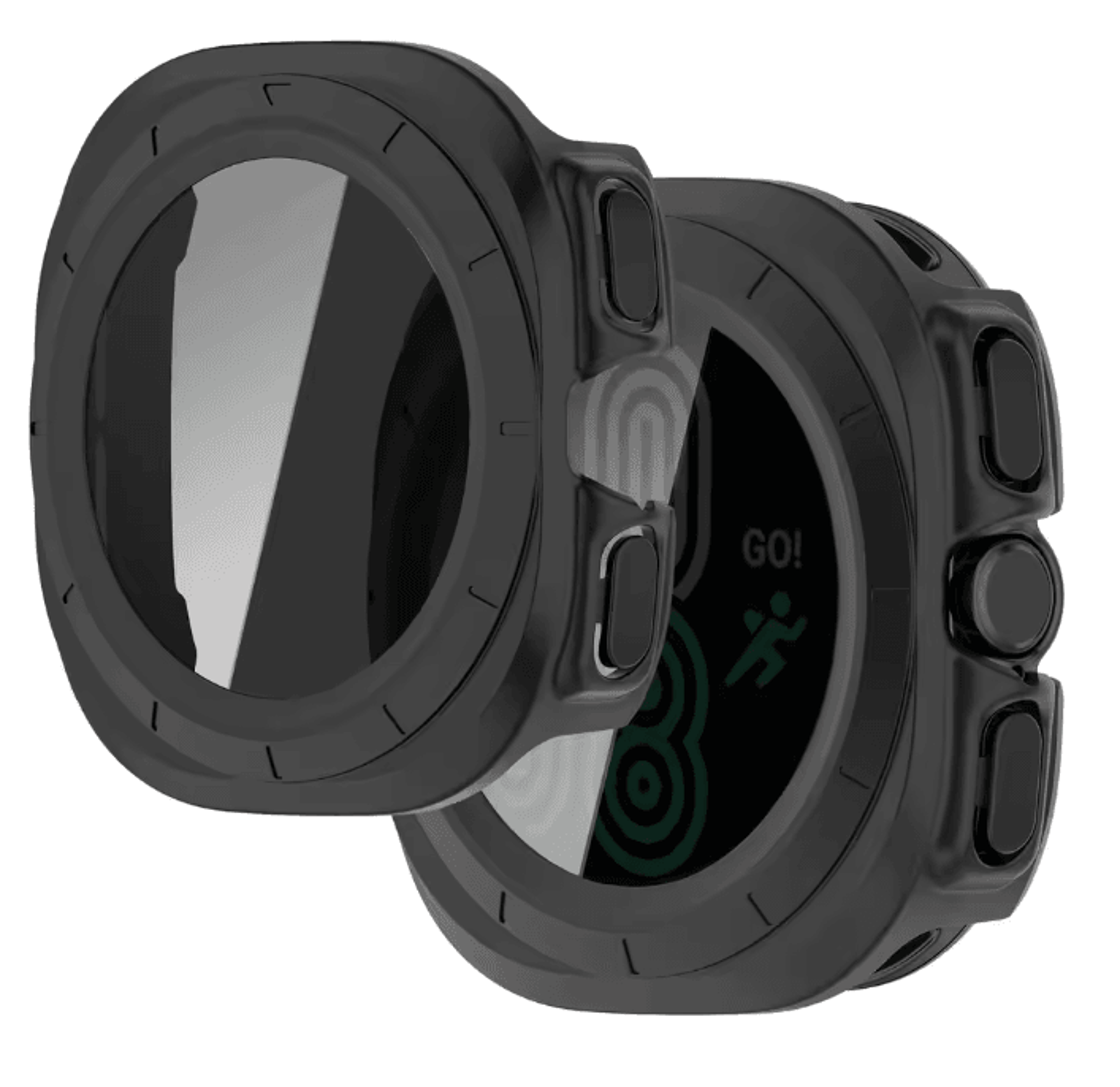 Privacy Case for Samsung Galaxy Watch Ultra 47mm Tempered Glass Cover