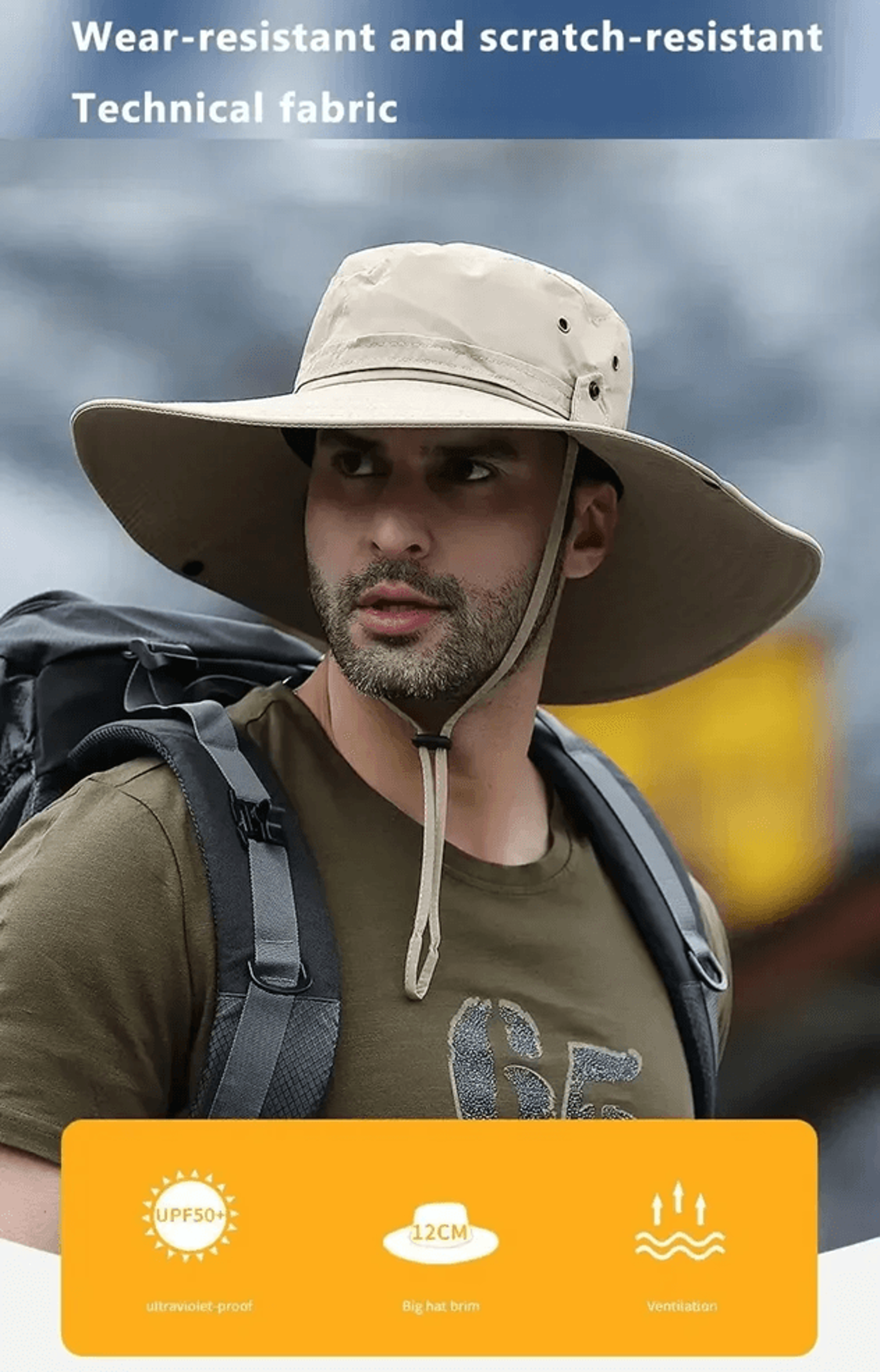 BreezeGuard Anti UV Mesh Fishing and Hiking Sun Hat