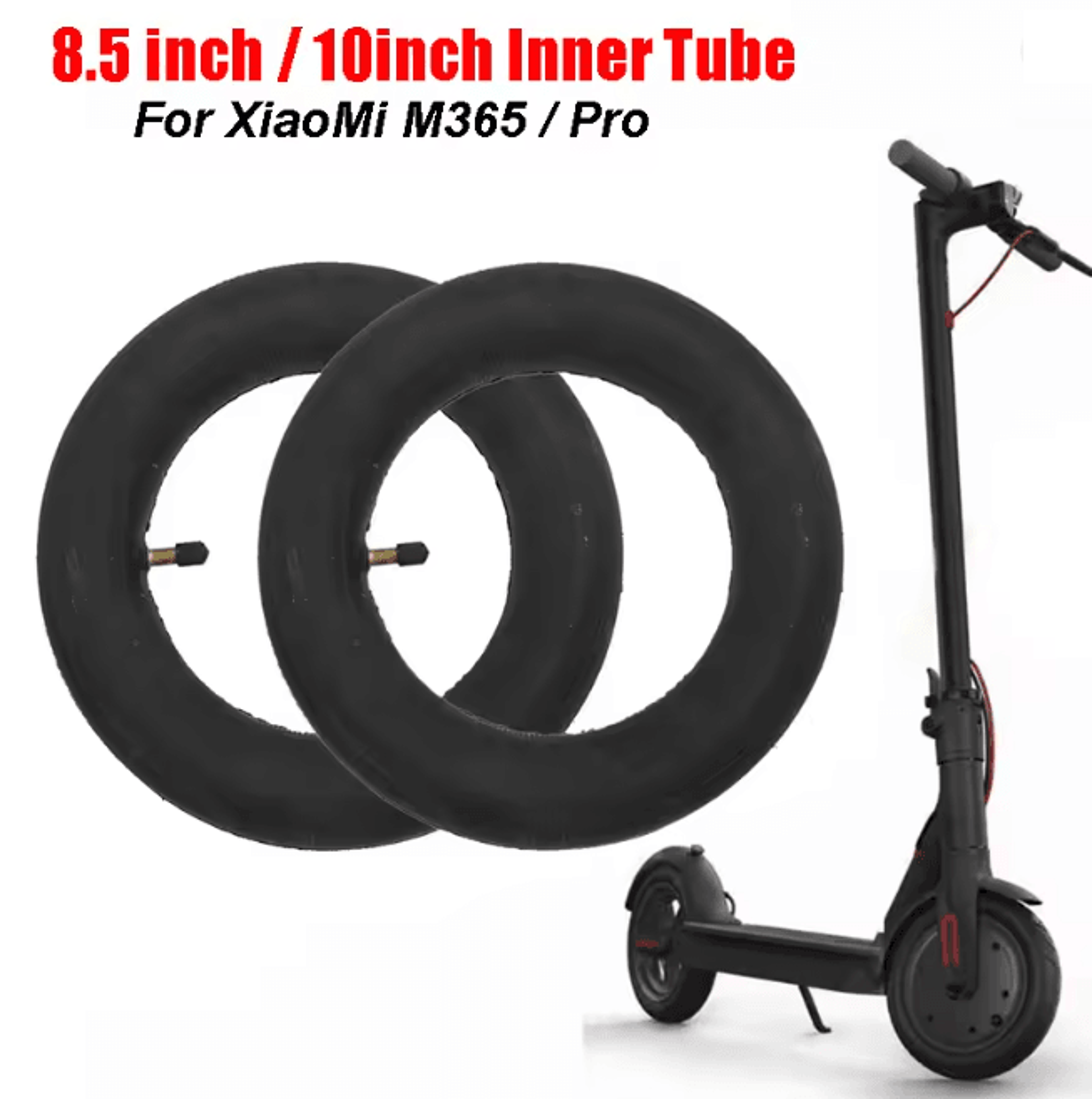 Xiaomi Electric Scooter Thickened Inner Tube Replacement Tire 8.5 or 10 Inch