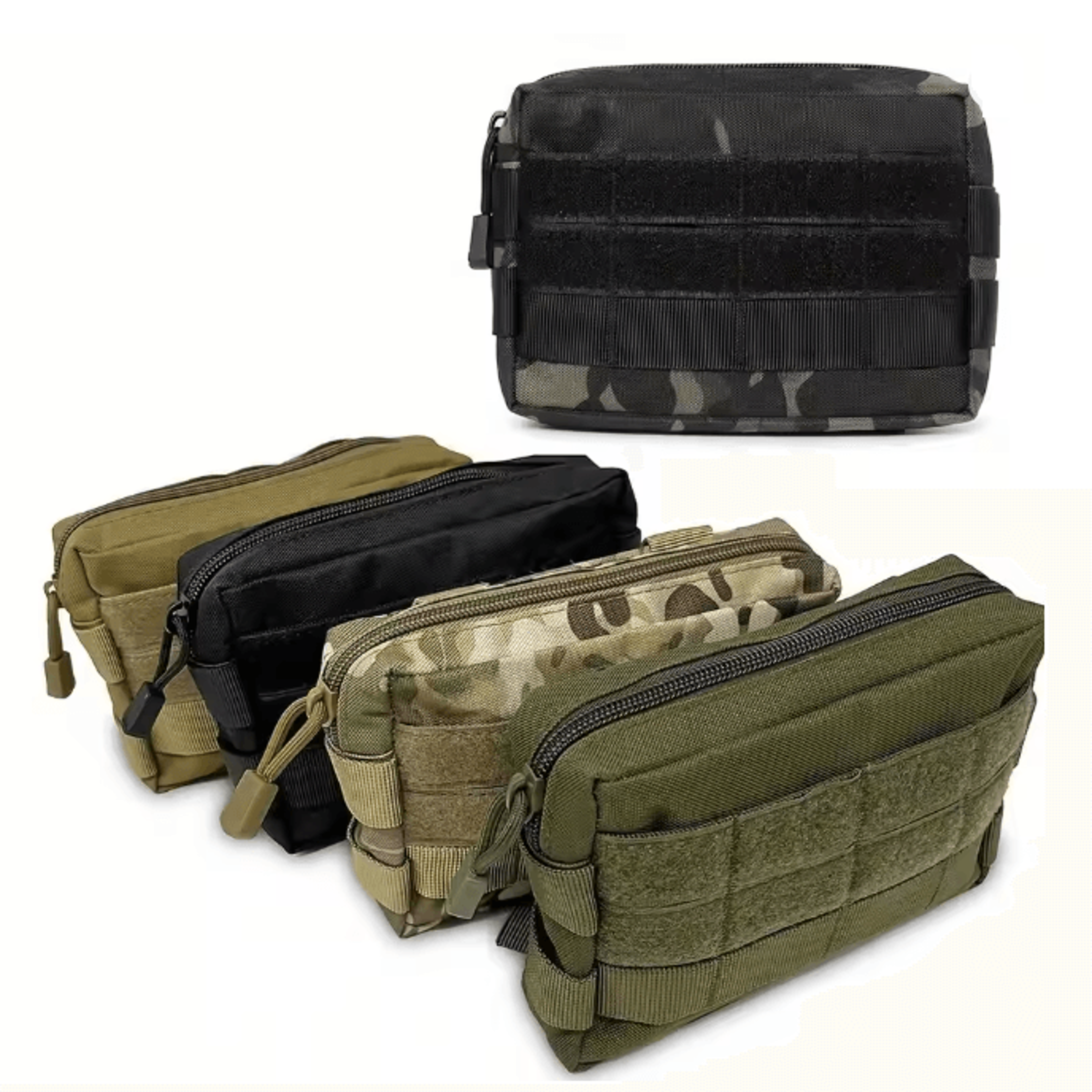 Tactical Molle EDC Waist Pouch Compact Nylon Utility Bag