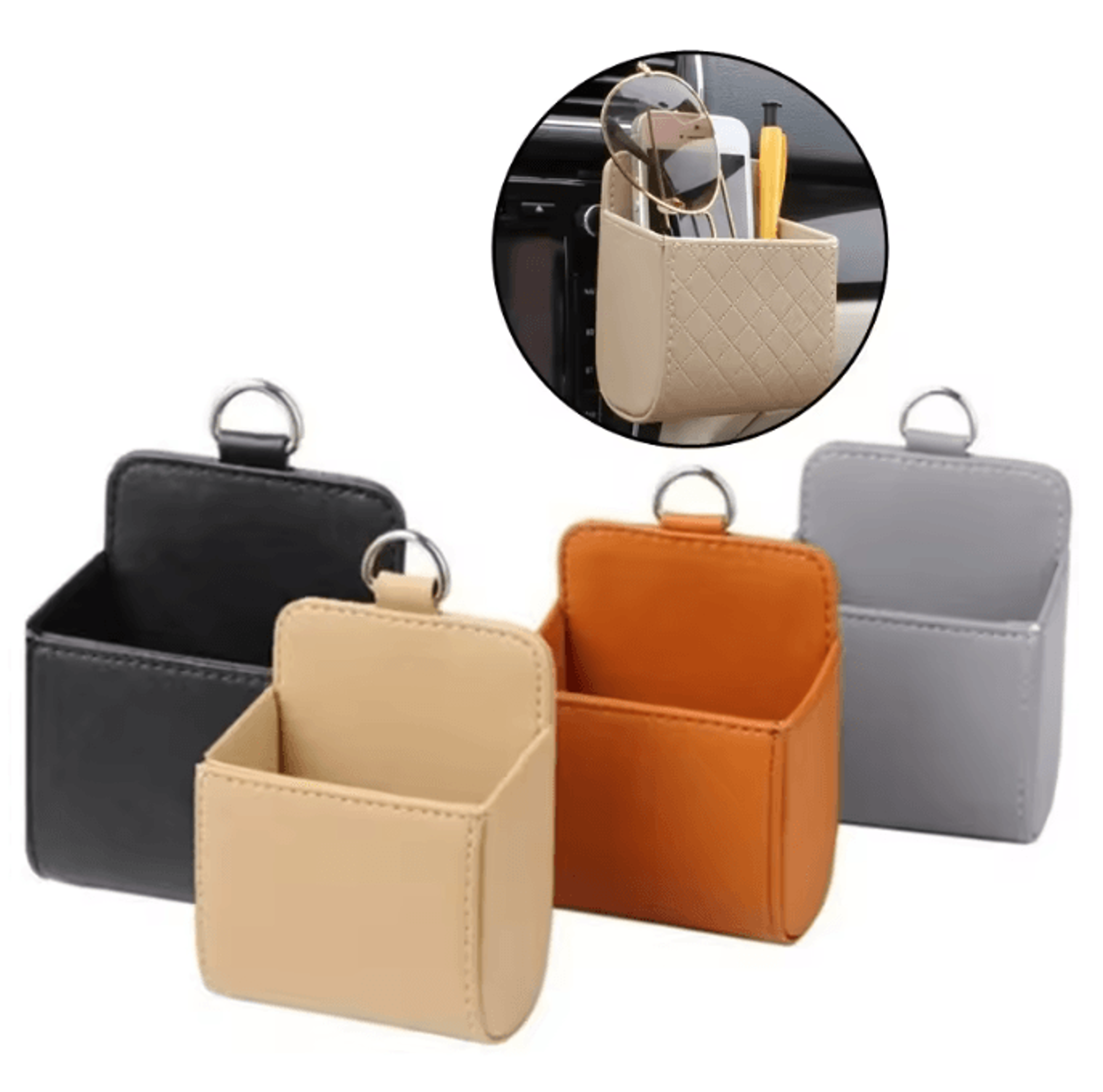 ventpocket universal car air vent organizer hanging storage box
