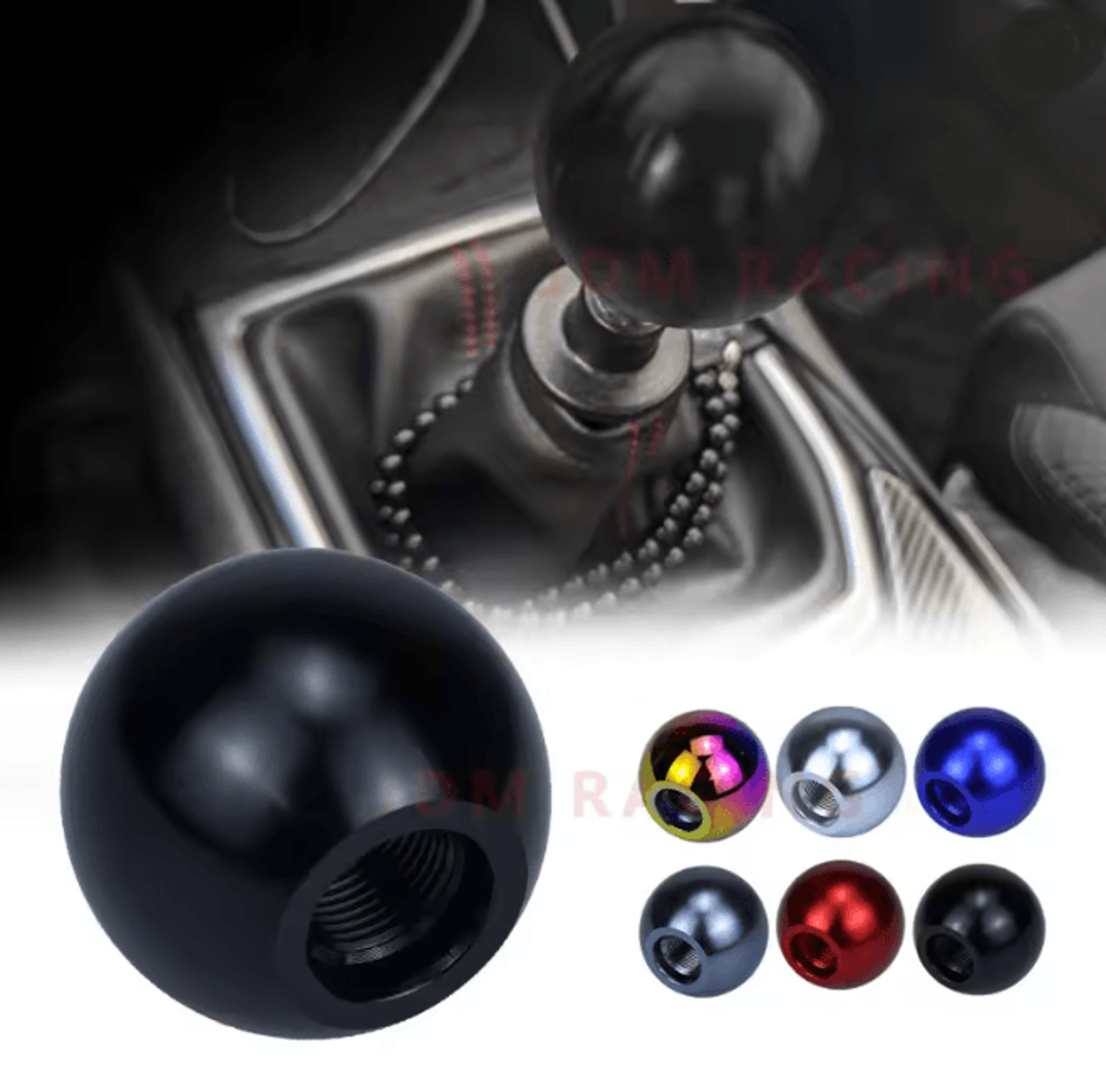 ShiftSphere Universal Aluminum Ball Gear Shift Knob Manual Transmission Upgrade