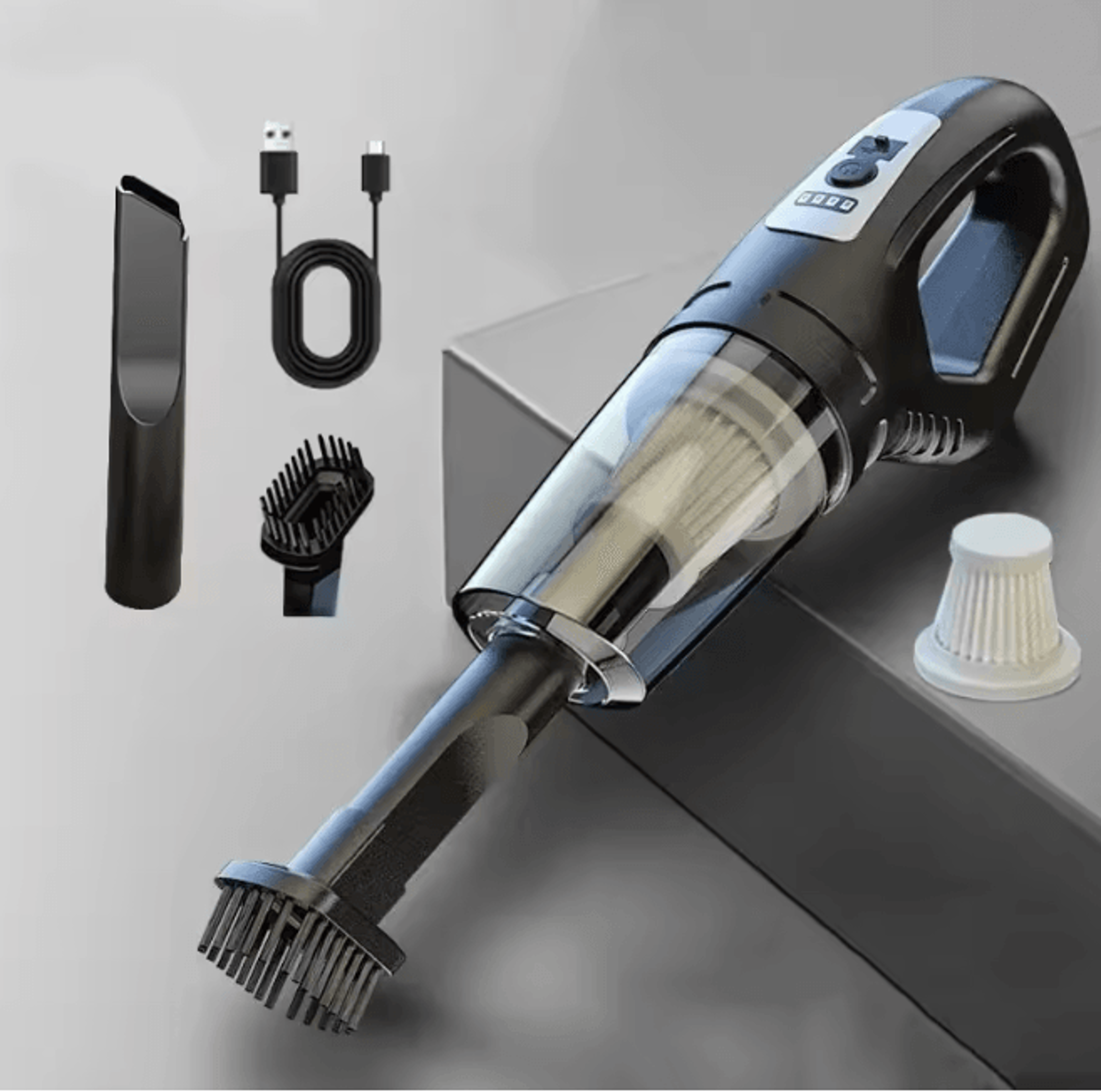 CleanJet 120W Cordless Car Vacuum Cleaner Portable Handheld Suction Cleaner