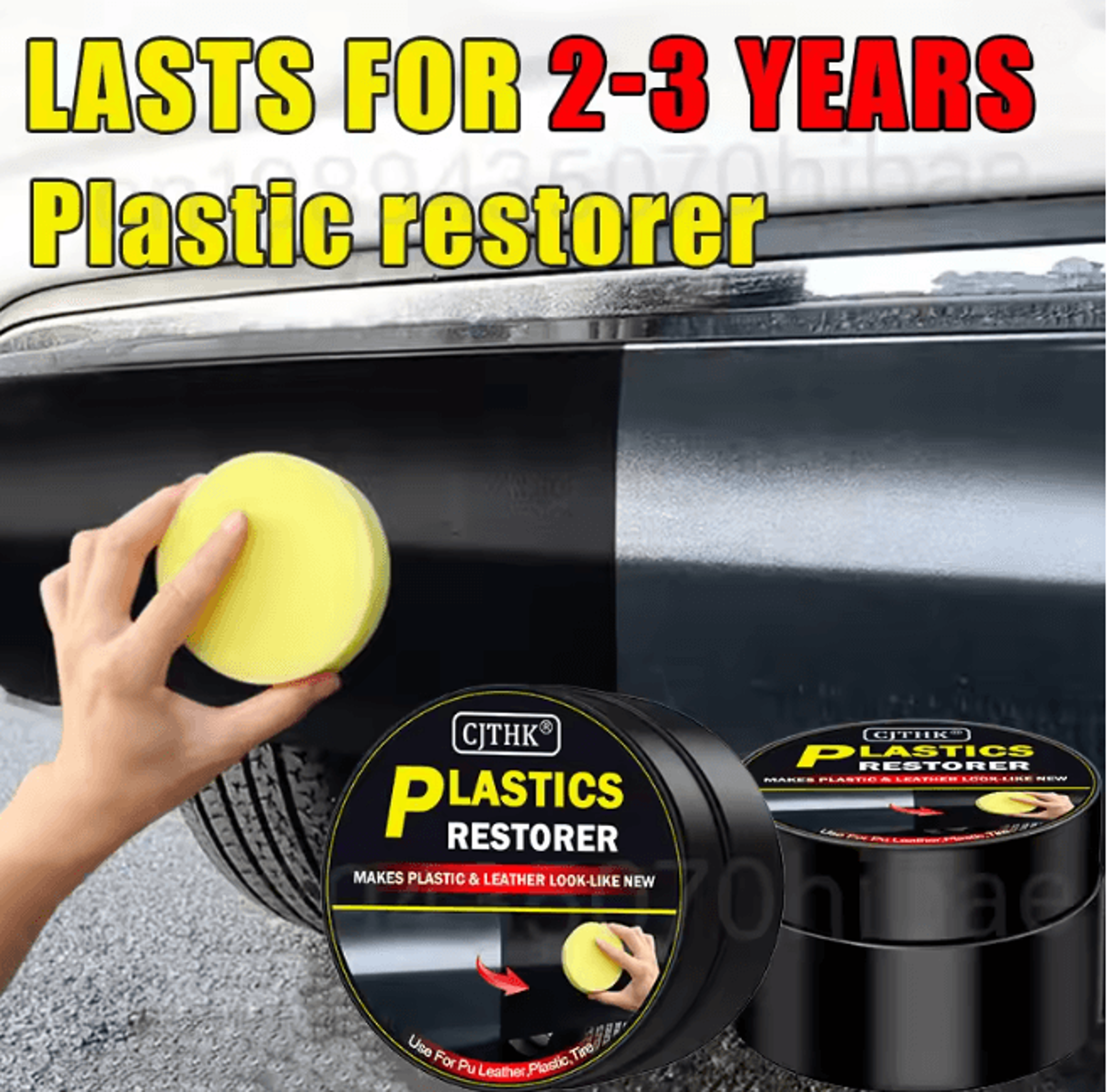 BlackRevive Car Plastic Restorer Back To Black Gloss Renovator