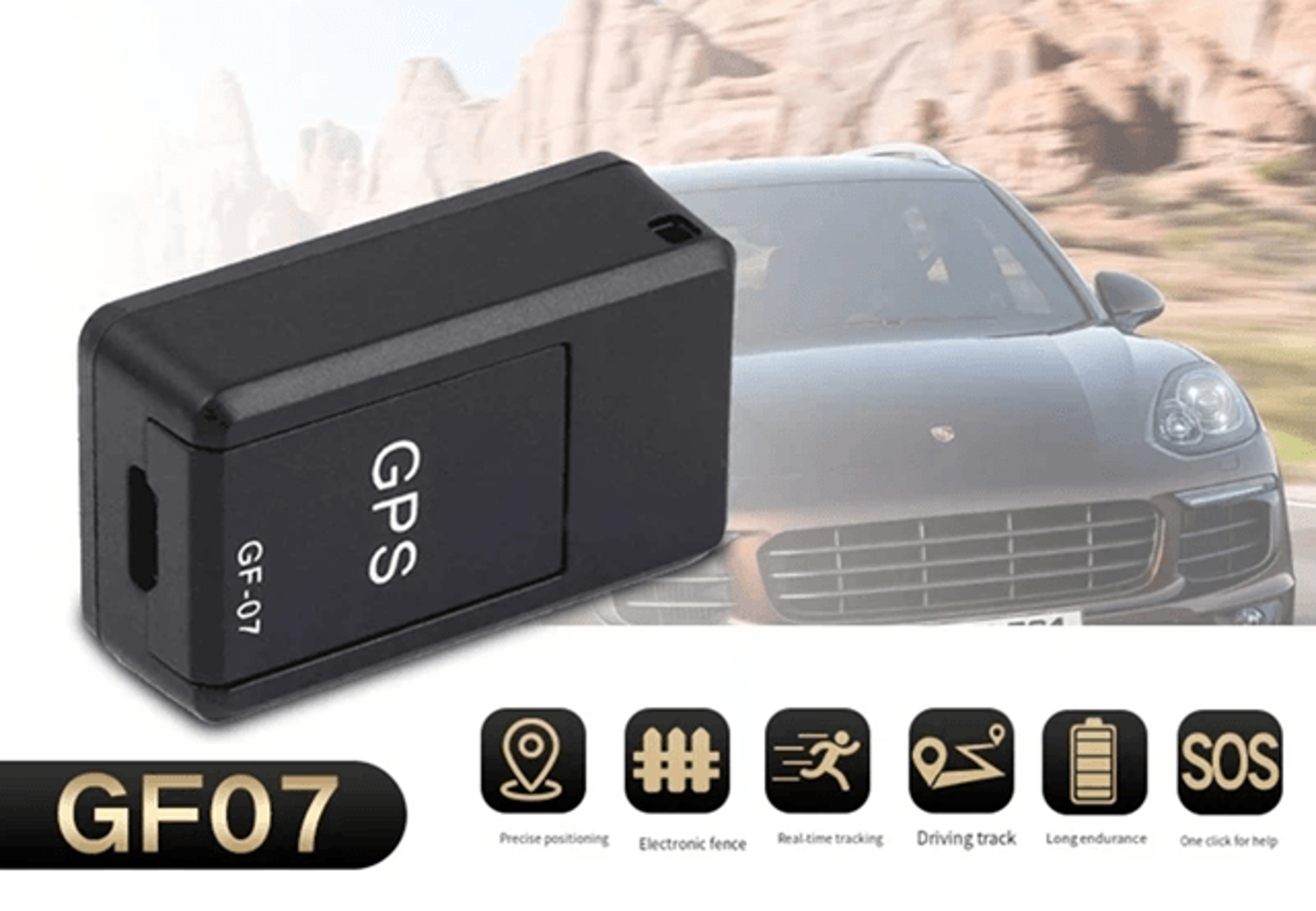 Mini Magnetic GPS Tracker Real Time Vehicle Locator Anti Theft Device