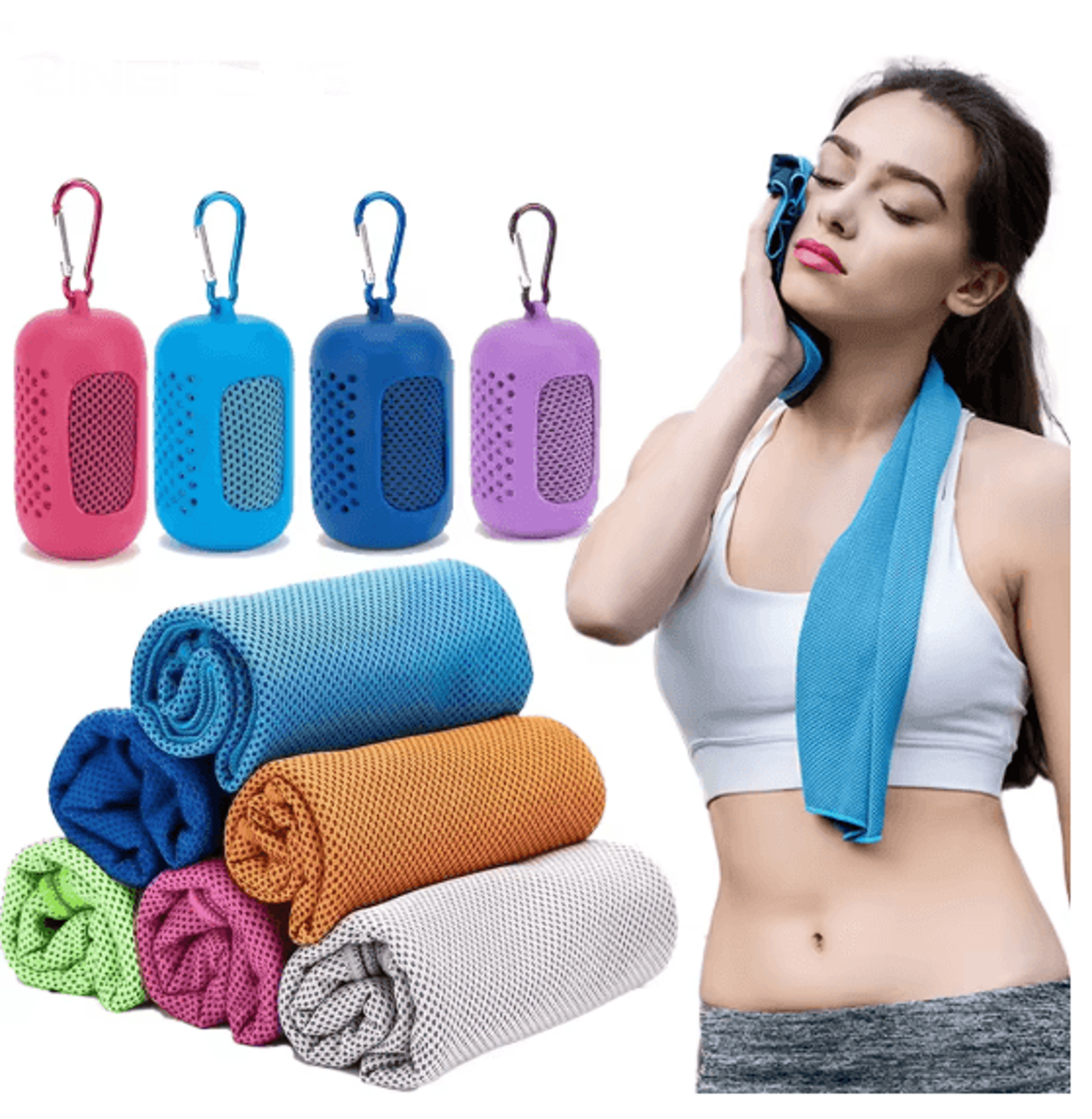 Quick Dry Microfiber Sports Towel Lightweight Travel Gym Towel
