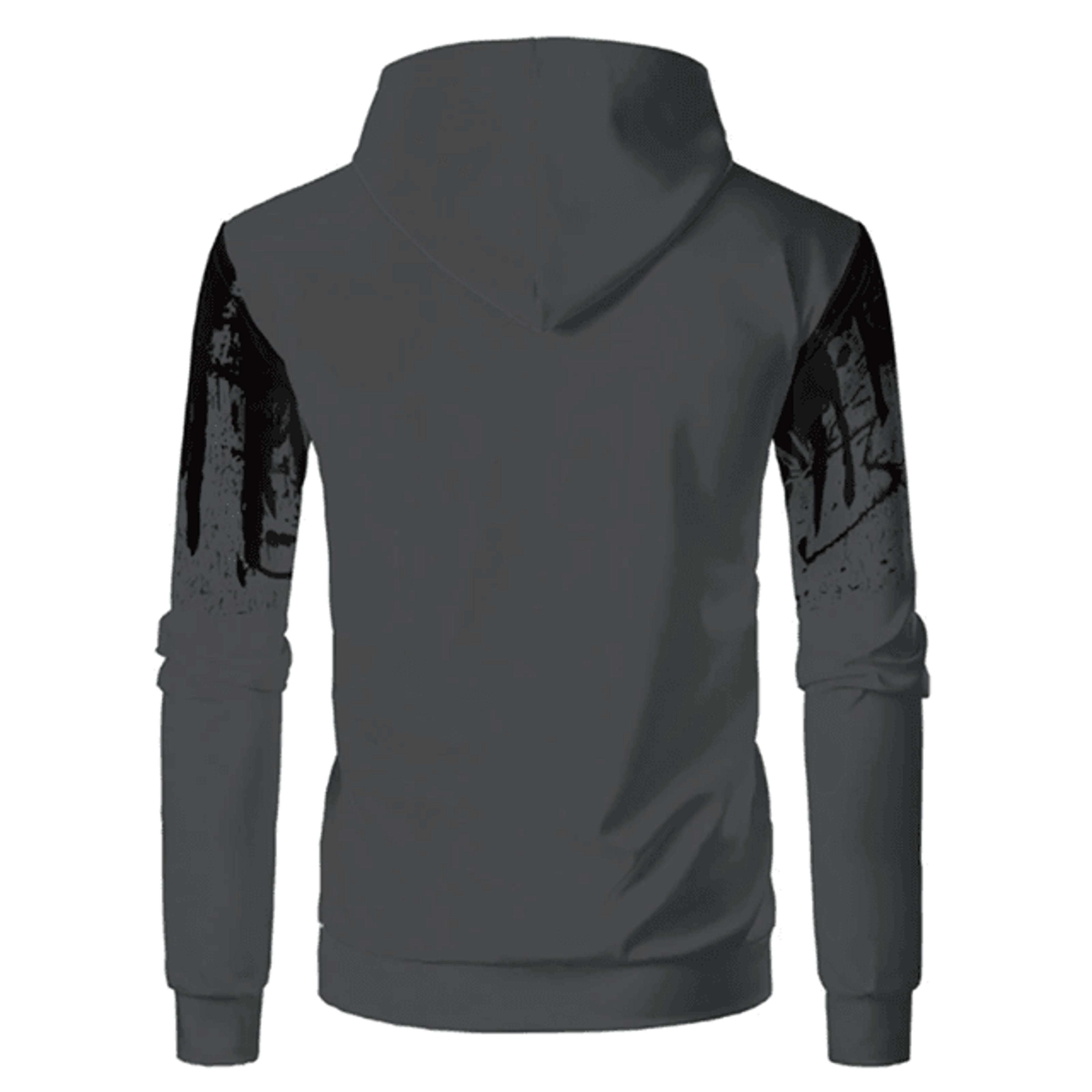 Mens 3D Printed Hooded Sports Sweater Casual Outdoor Pullover
