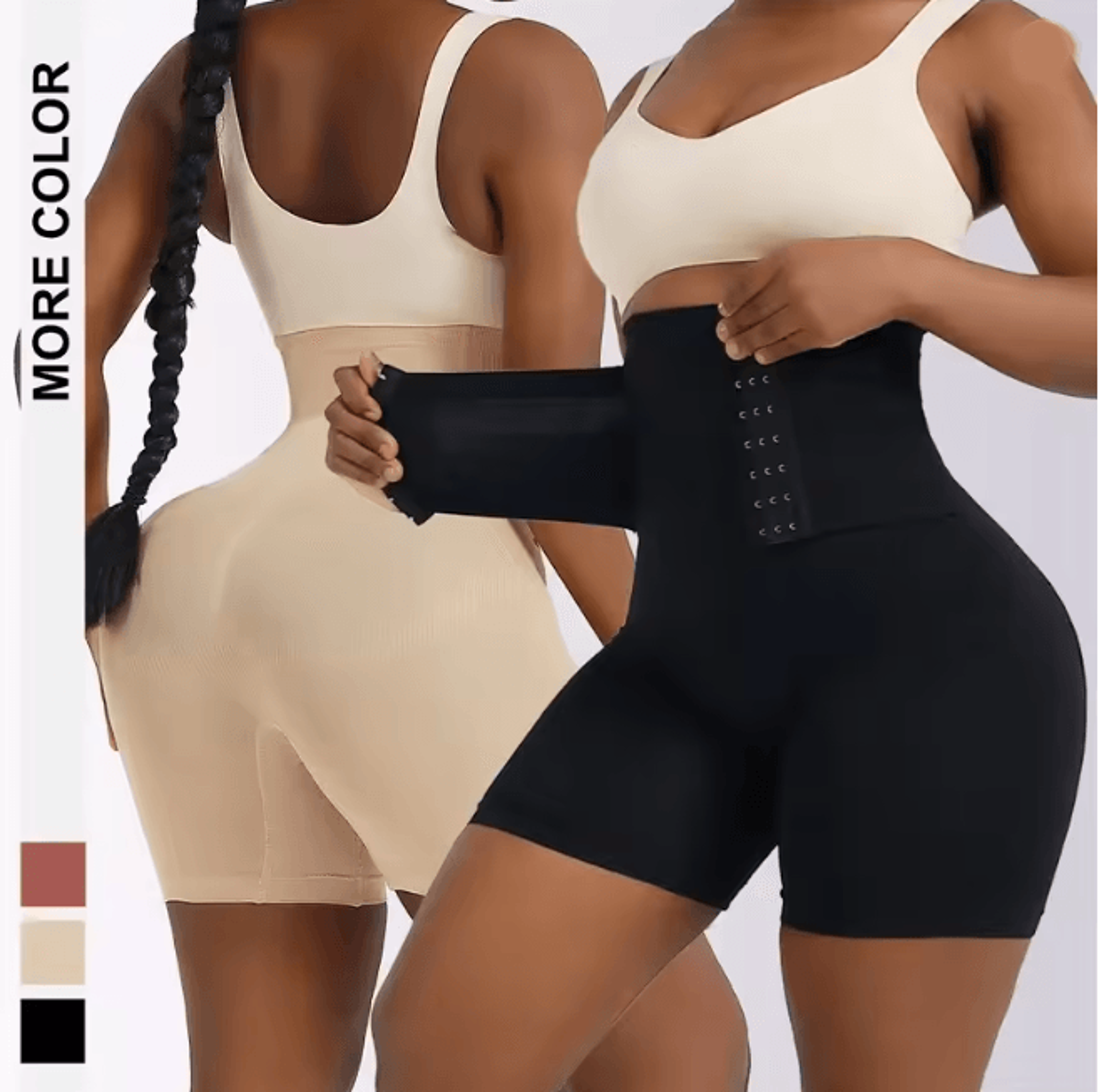 womens high waist tummy control shapewear shorts butt lifter