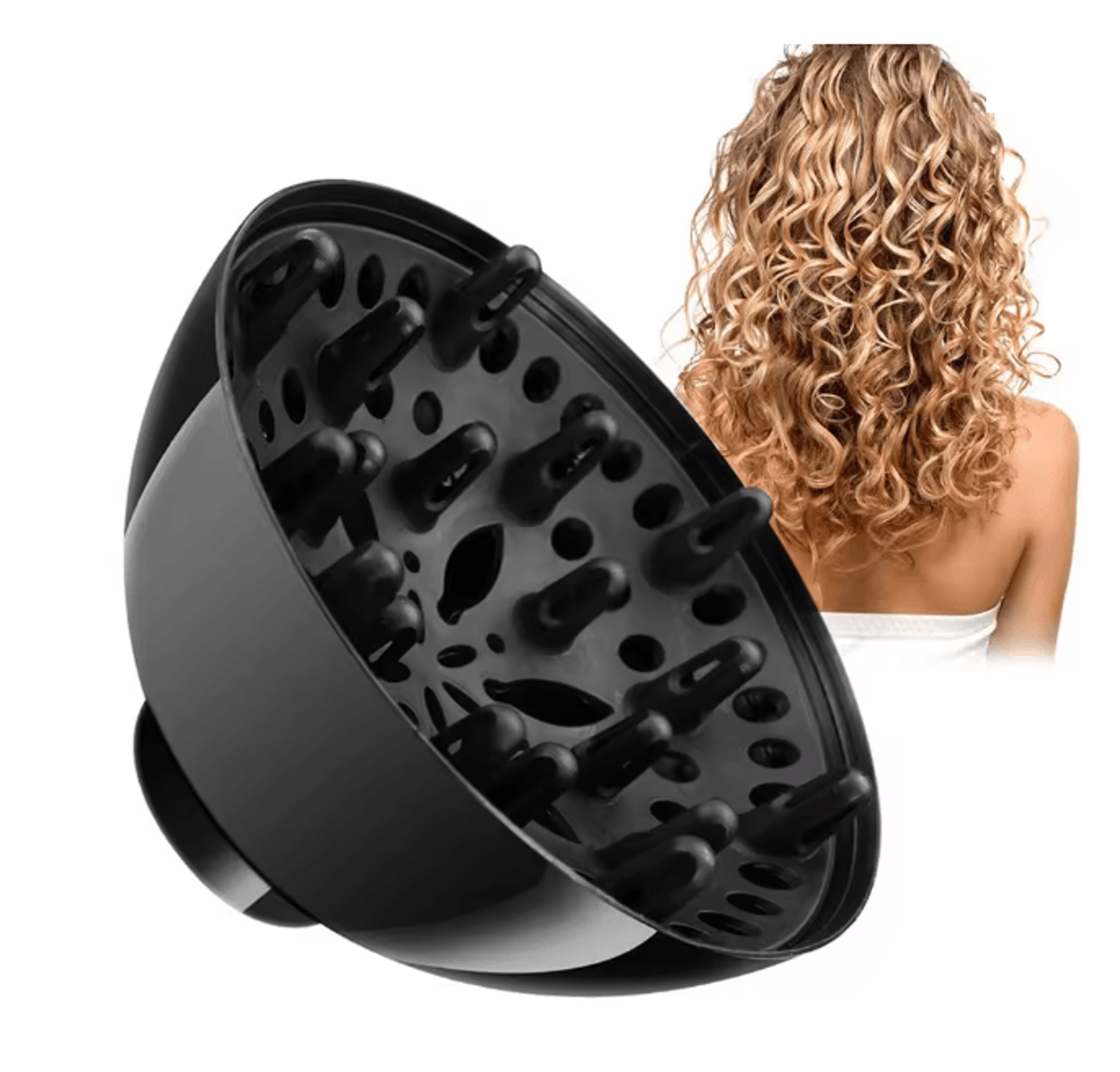 Universal Hair Diffuser Attachment for Curly Hair Blow Dryers
