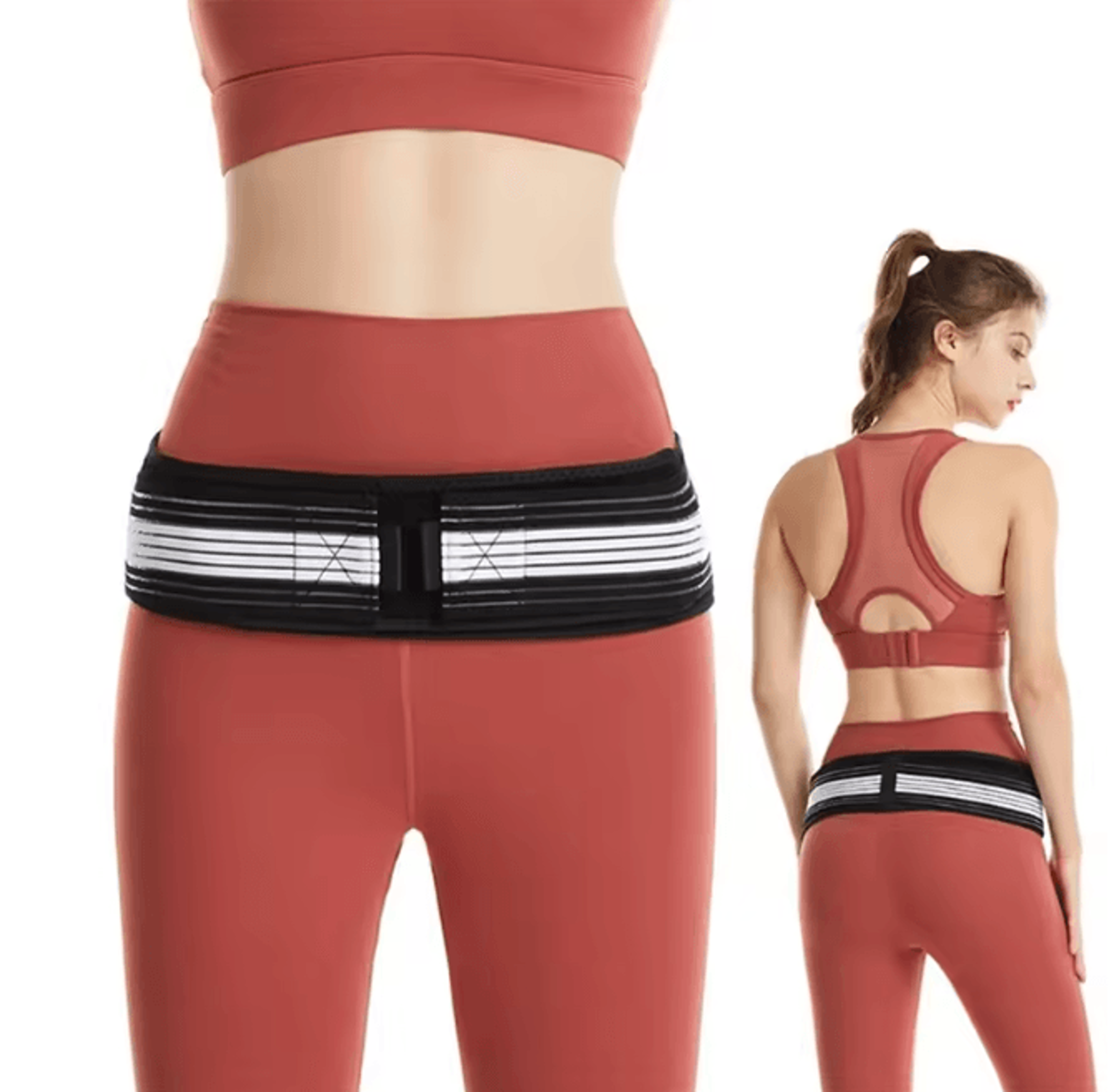 adjustable pelvic support belt for hip and lower back pain relief