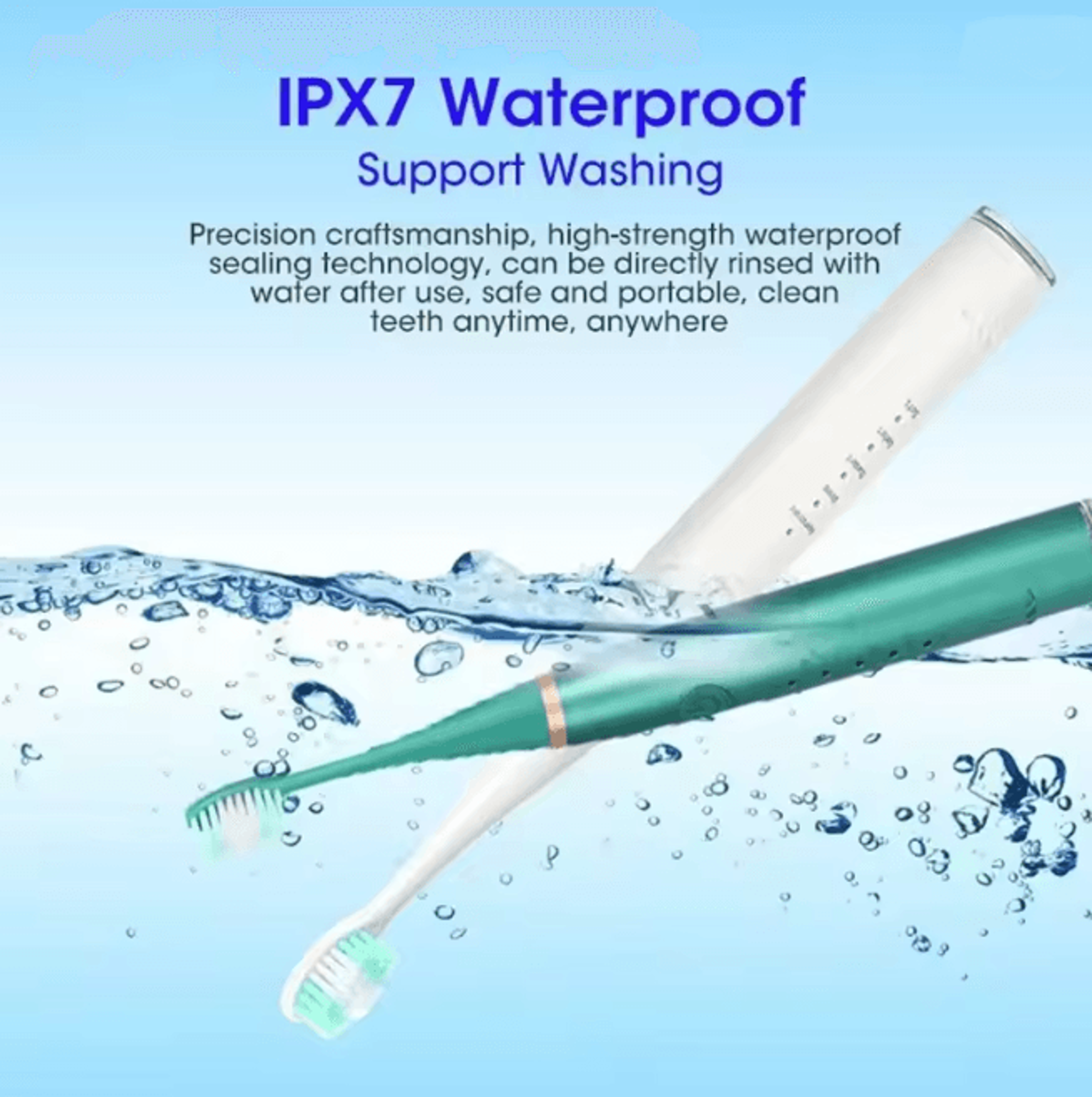 SonicClean Pro Electric Toothbrush 3 in 1 Whitening Oral Care