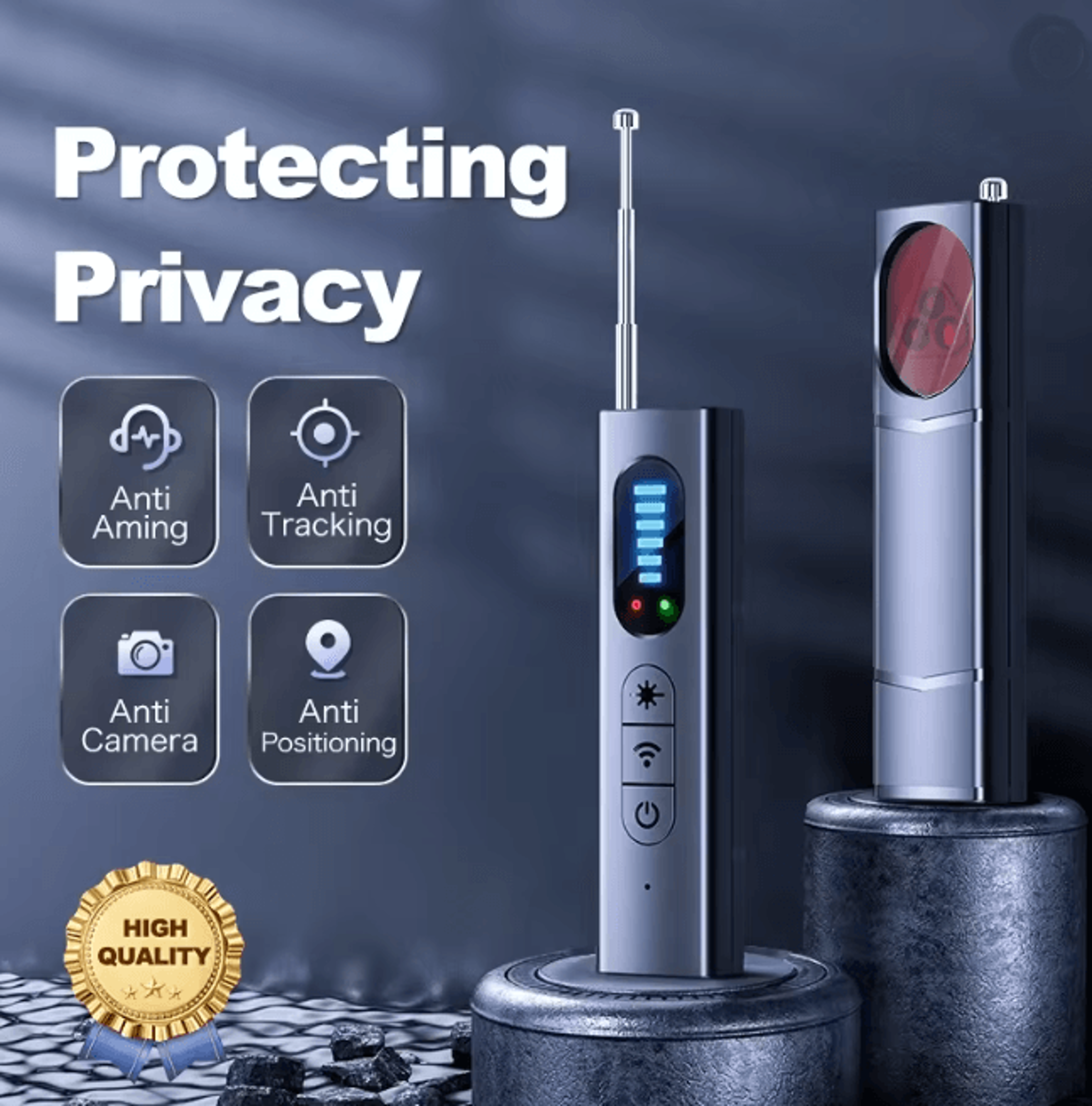 SecureScan Anti Spy Hidden Camera Detector RF Signal Scanner